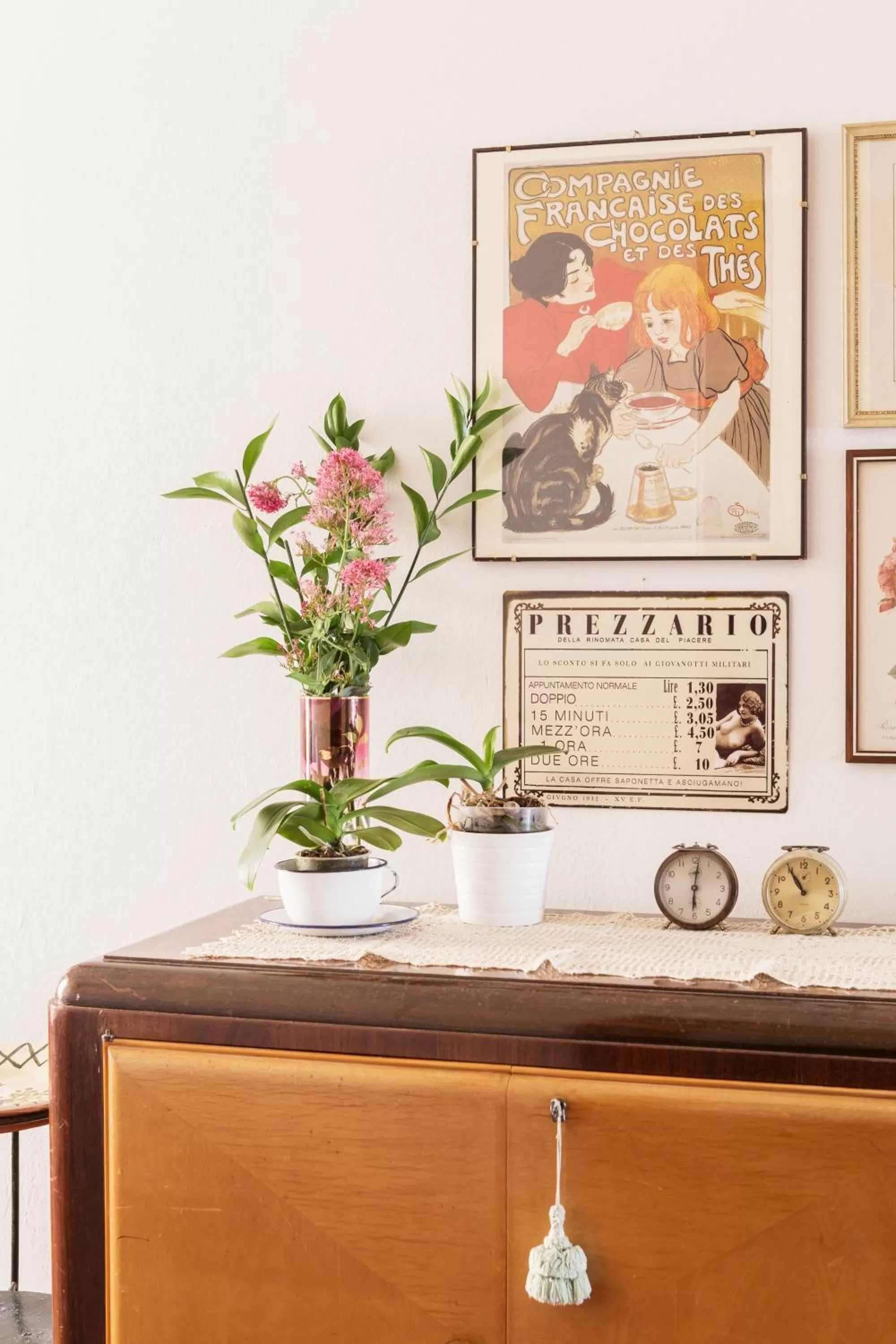 Decorative detail in La Casa delle Zie