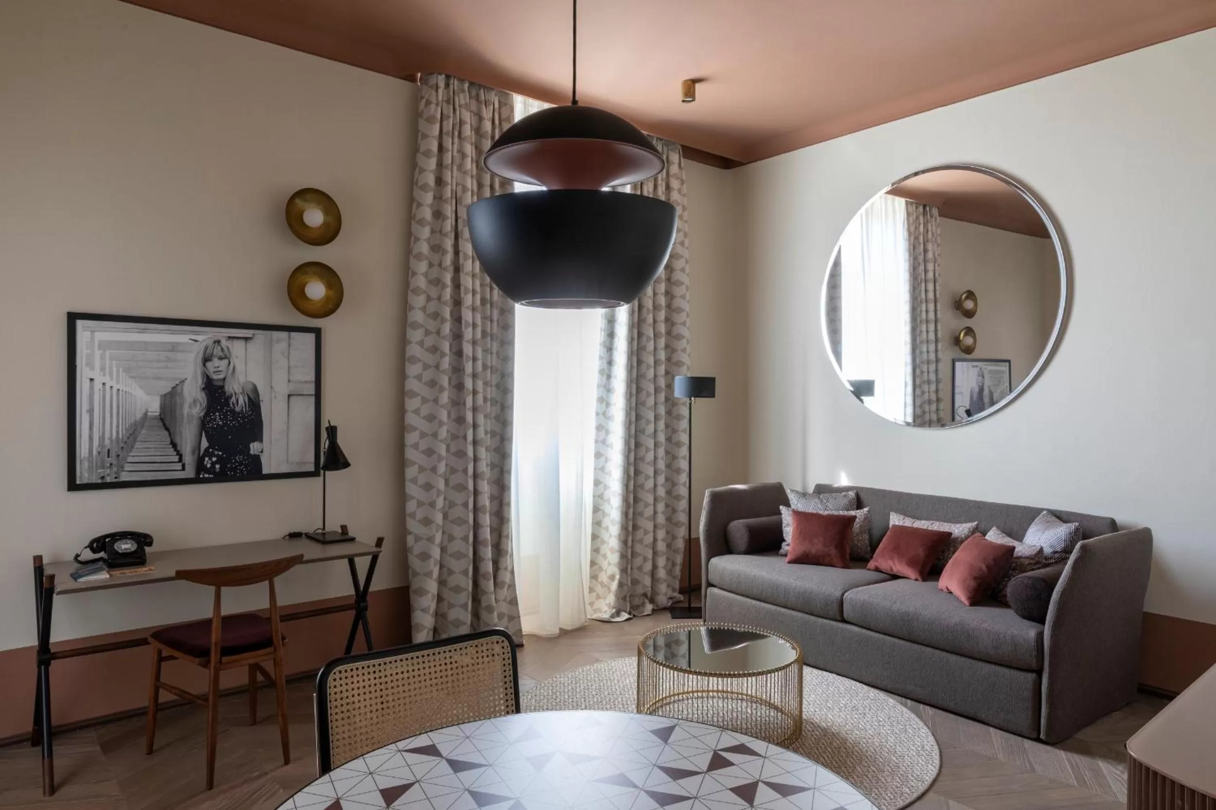 Seating area in Palazzo Velabro, a Member of Design Hotels
