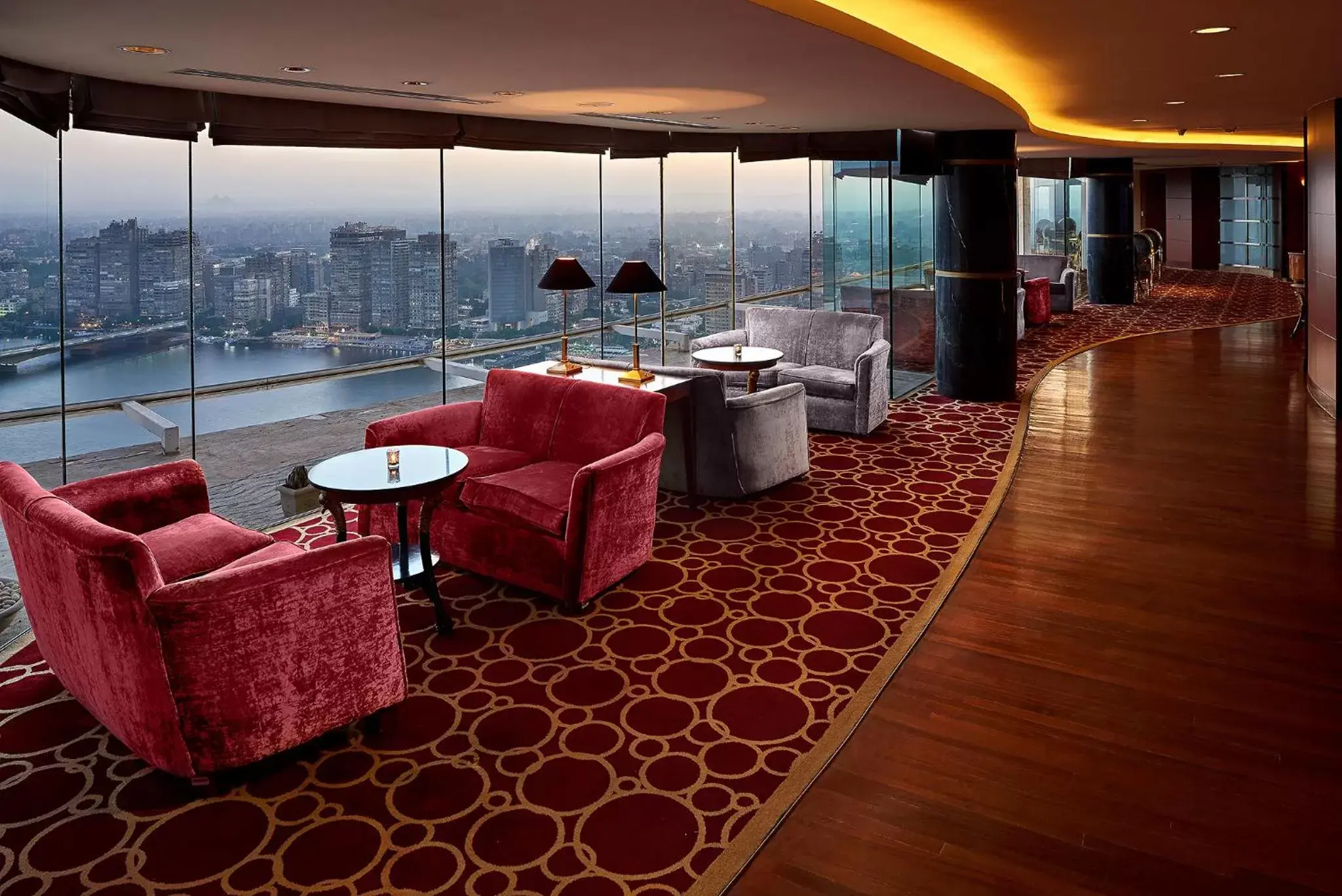 Lounge or bar in Grand Nile Tower