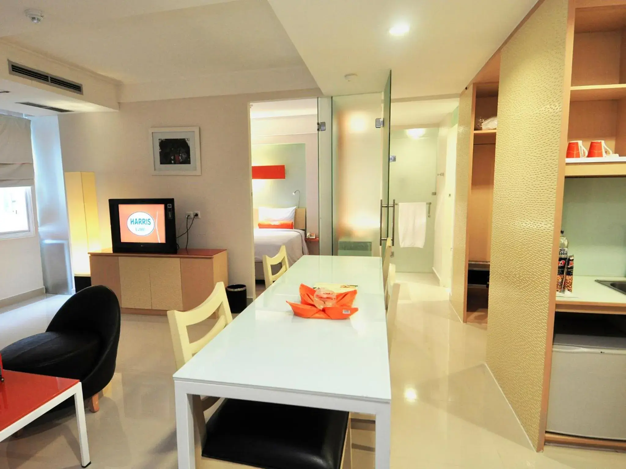 TV and multimedia in HOTEL and RESIDENCES Riverview Kuta - Bali (Associated HARRIS)