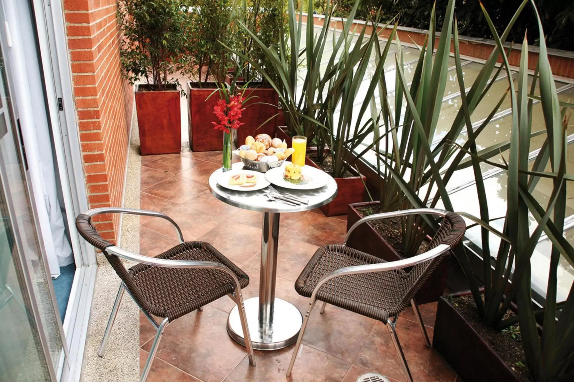 Balcony/Terrace in Blue Suites Hotel