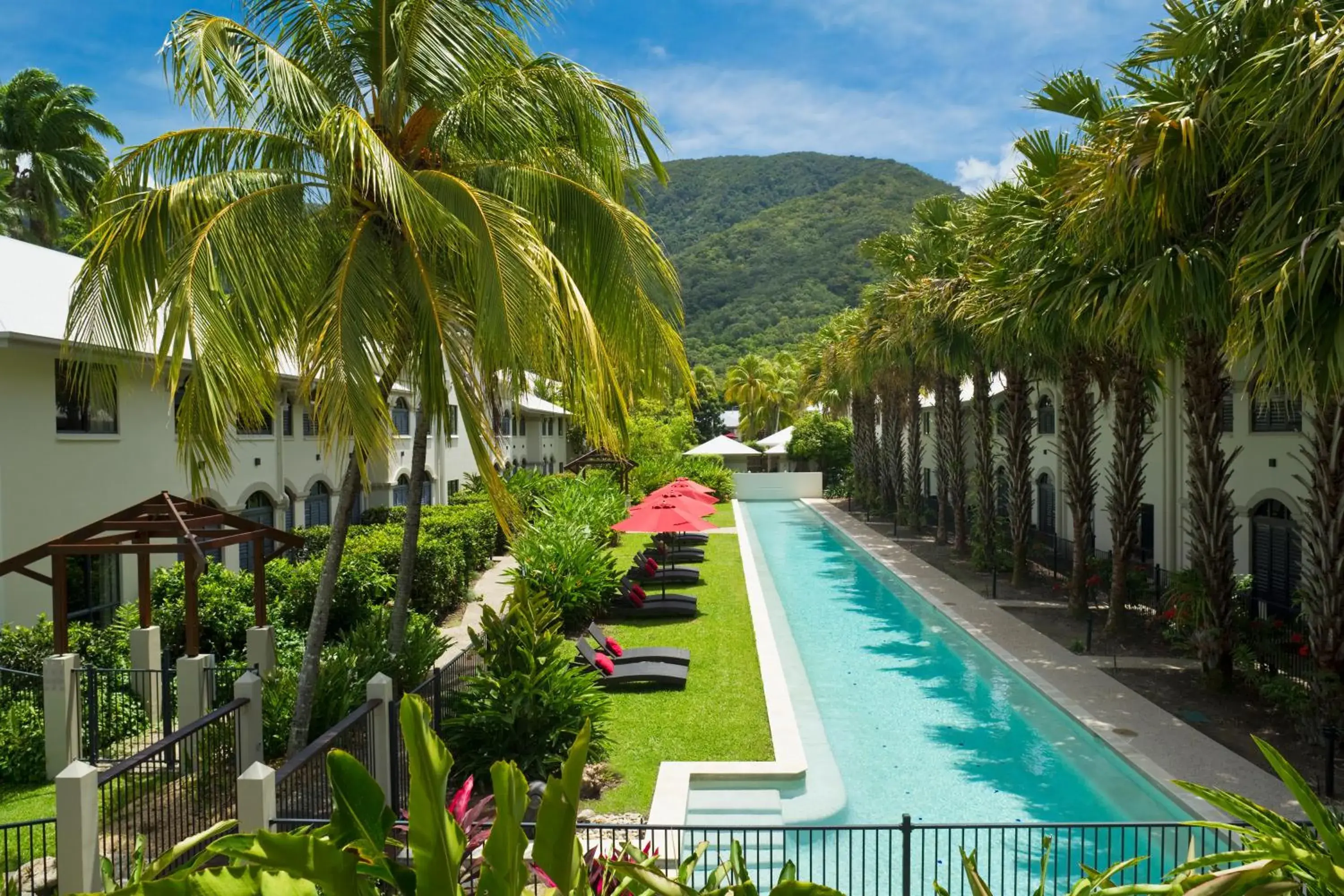 Pool view in Mango Lagoon Resort & Wellness Spa Pool view in Mango Lagoon Resort & Wellness Spa