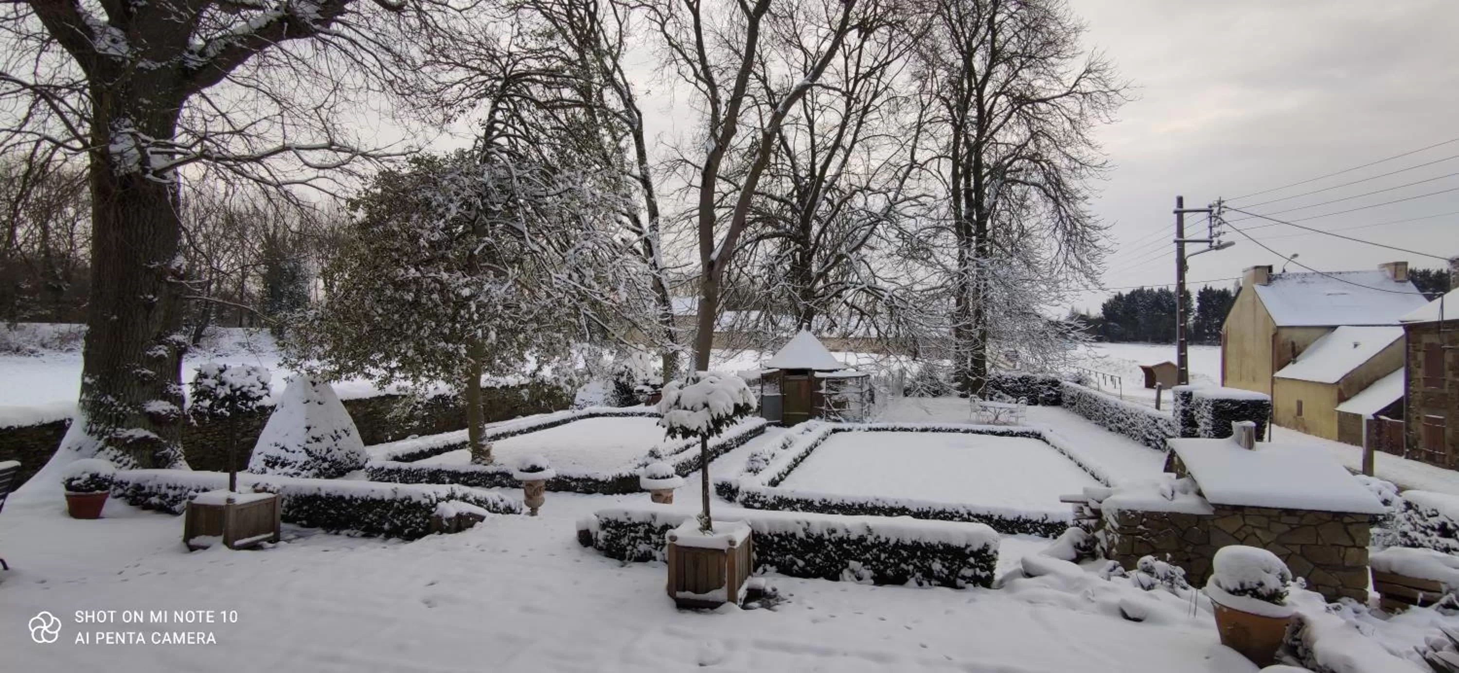 Garden in Le Manoir de la Bigotière