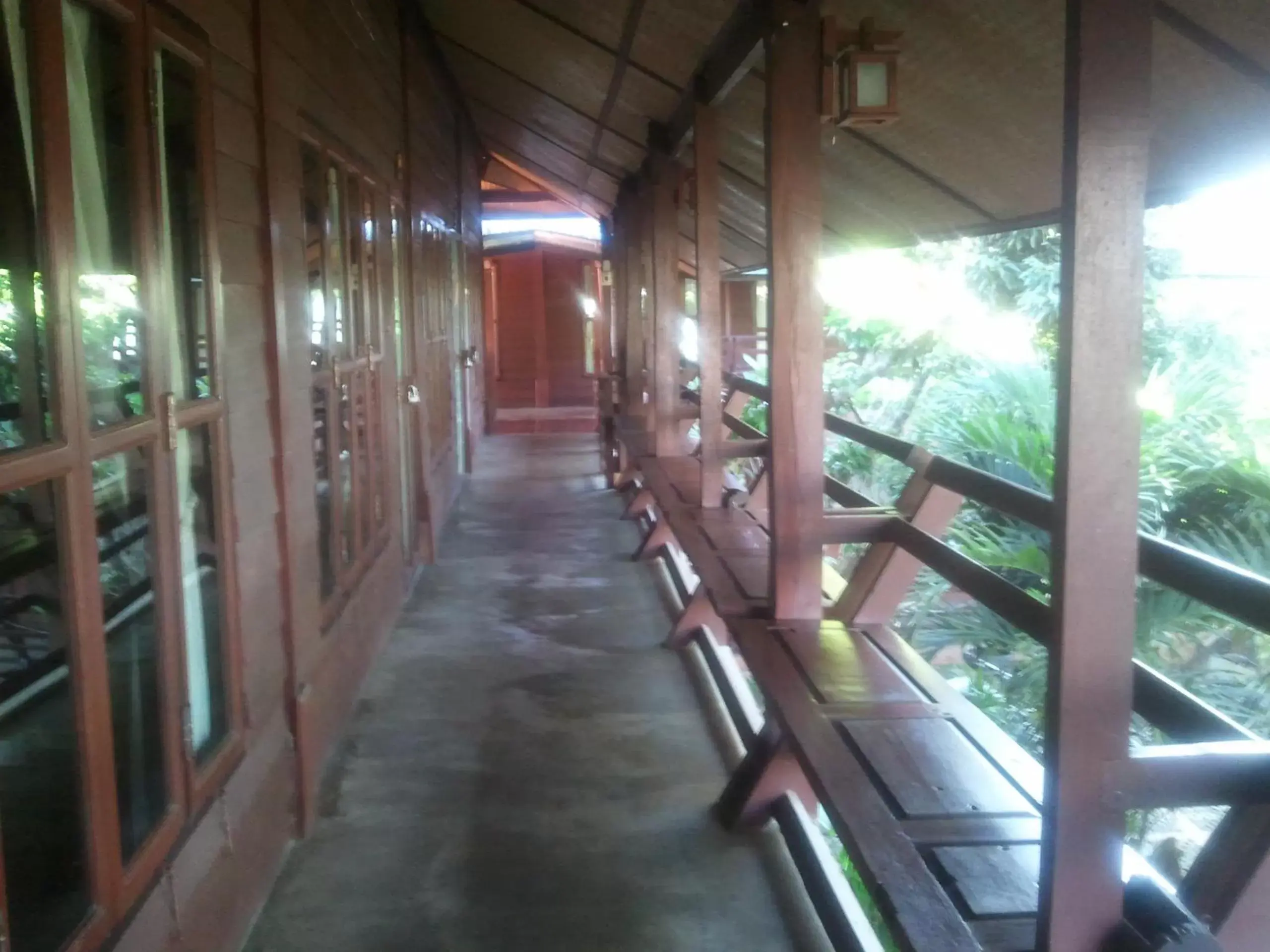 Balcony/Terrace in Namkhong Guesthouse and Resort