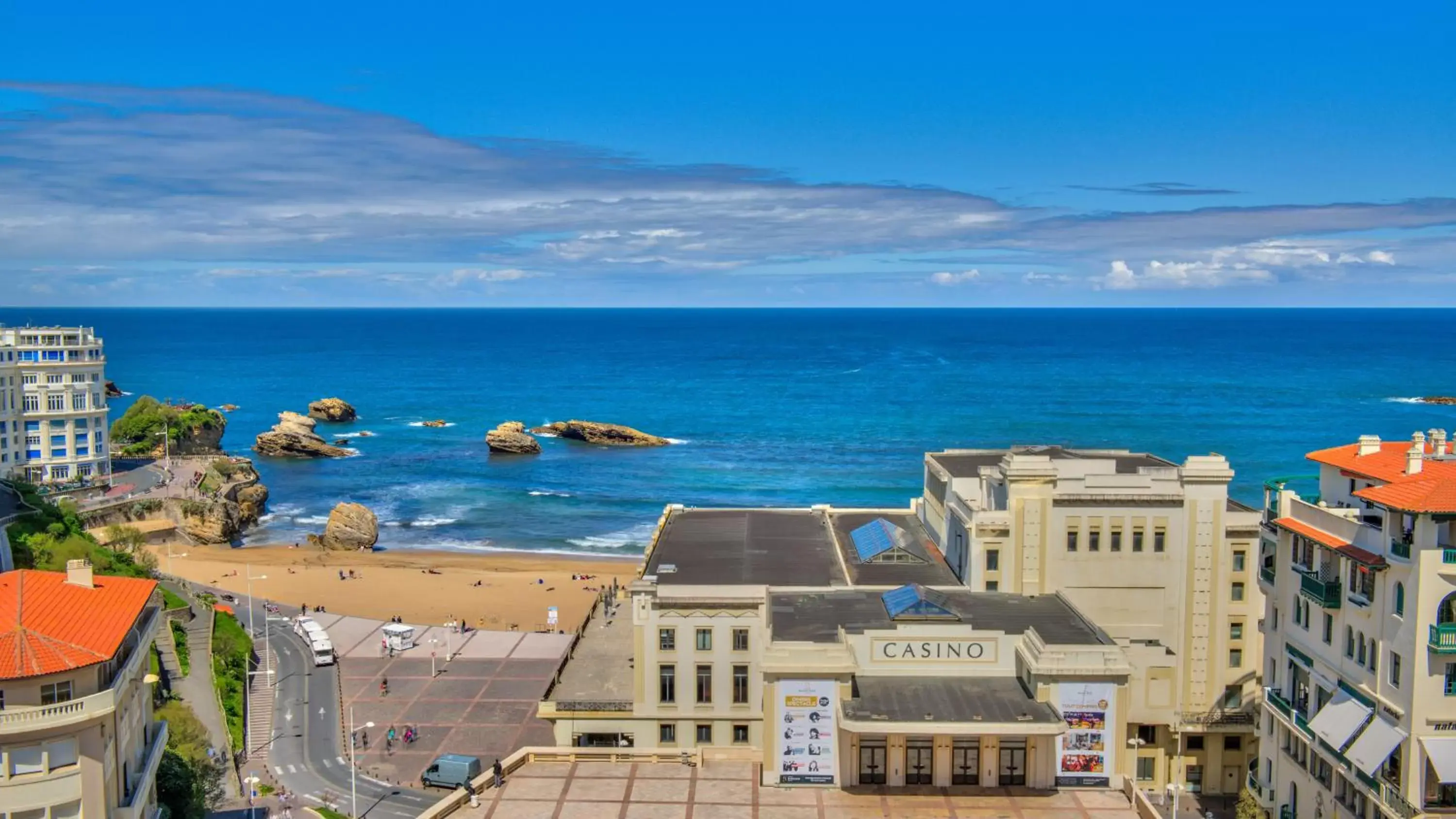 Sea view, Bird's-eye View in Mercure Plaza Biarritz Centre