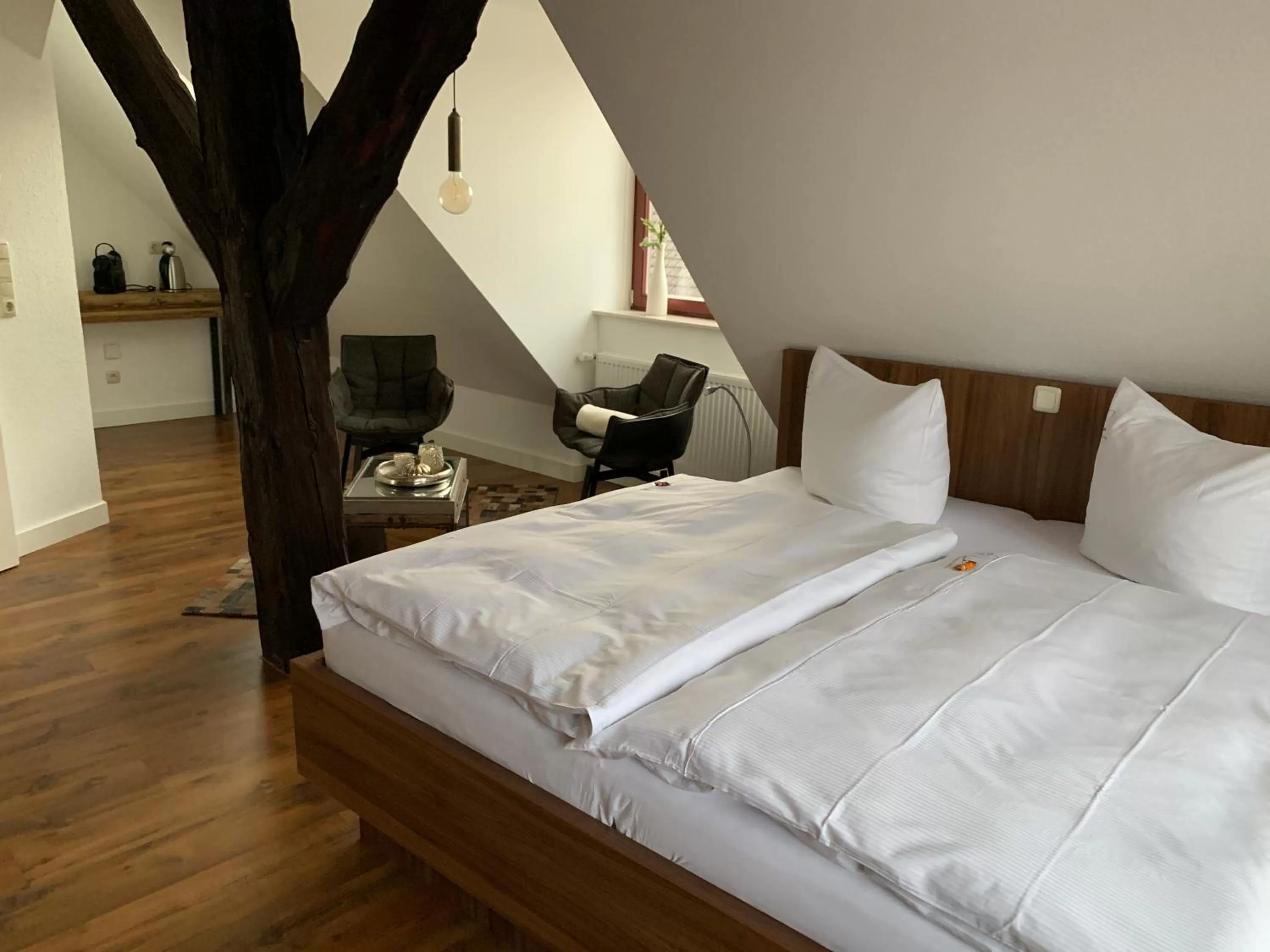 Decorative detail, Bed in Hotel Inselhof