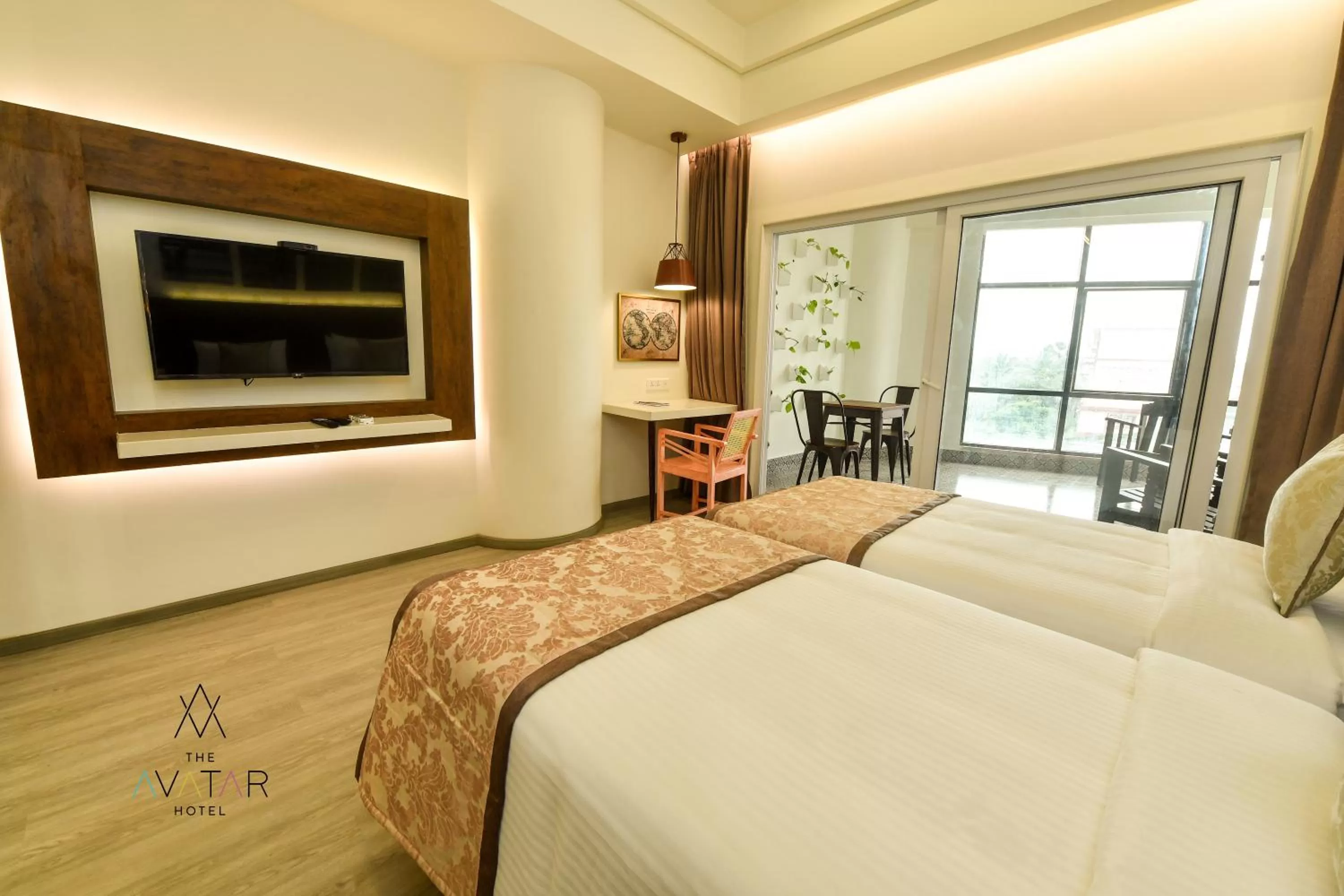 Bed in The Avatar Hotel & Convention