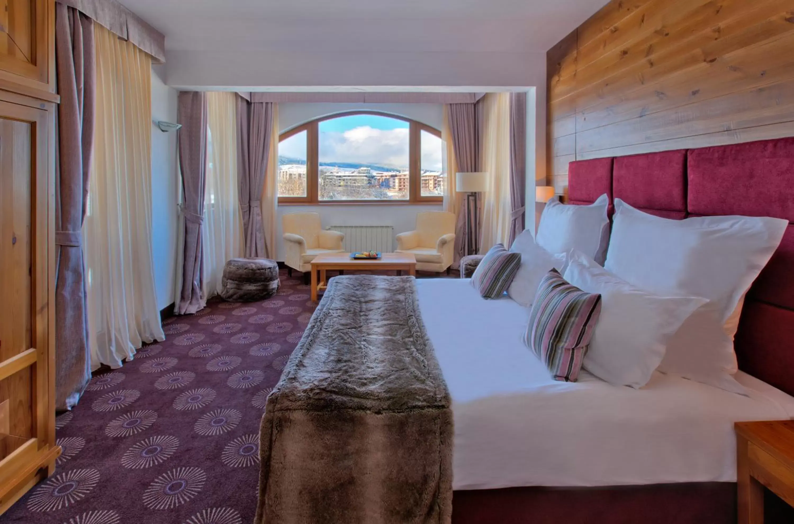 Bed in Kempinski Hotel Grand Arena Bansko