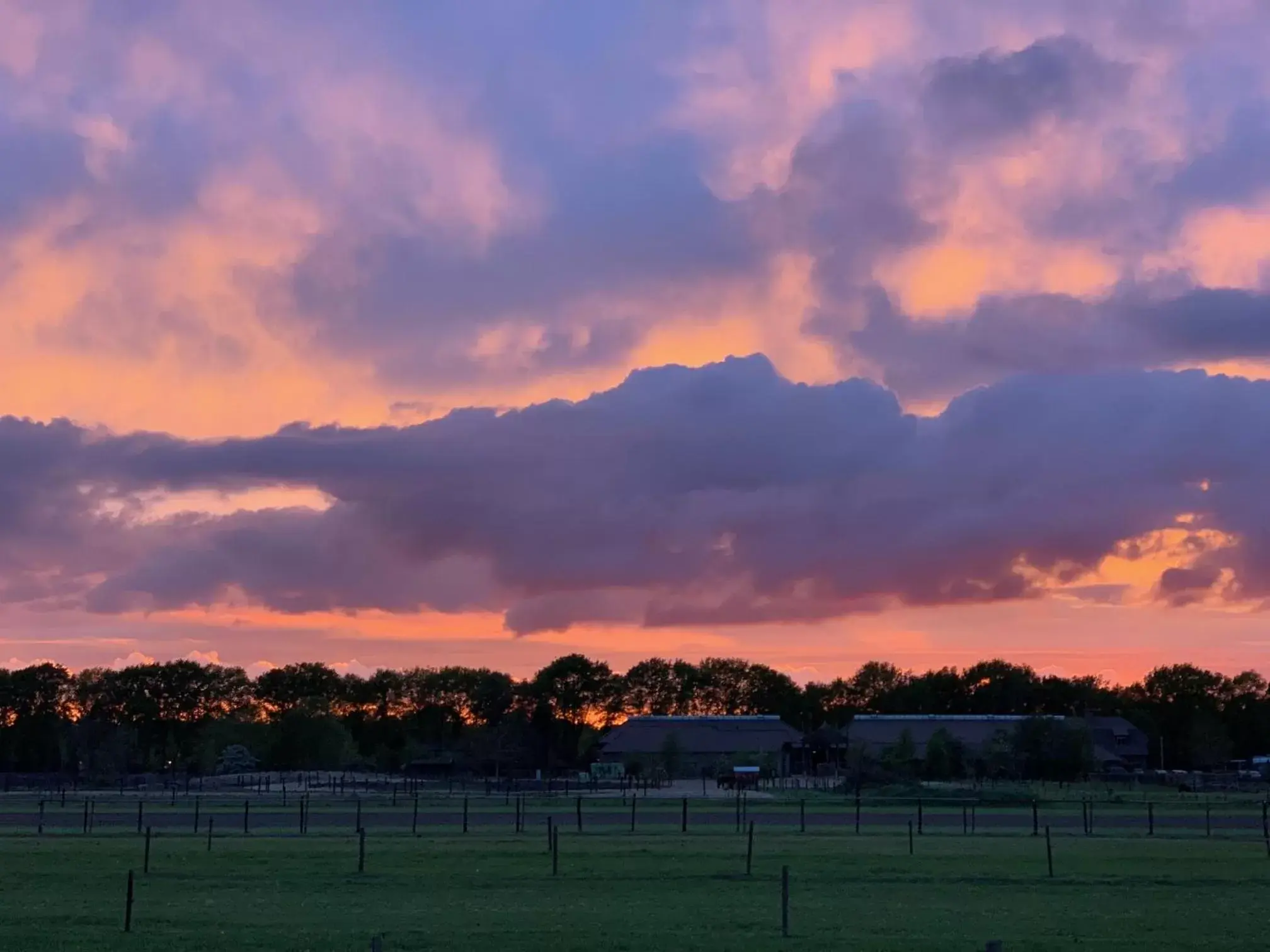 Sunset in Duynparc Soest