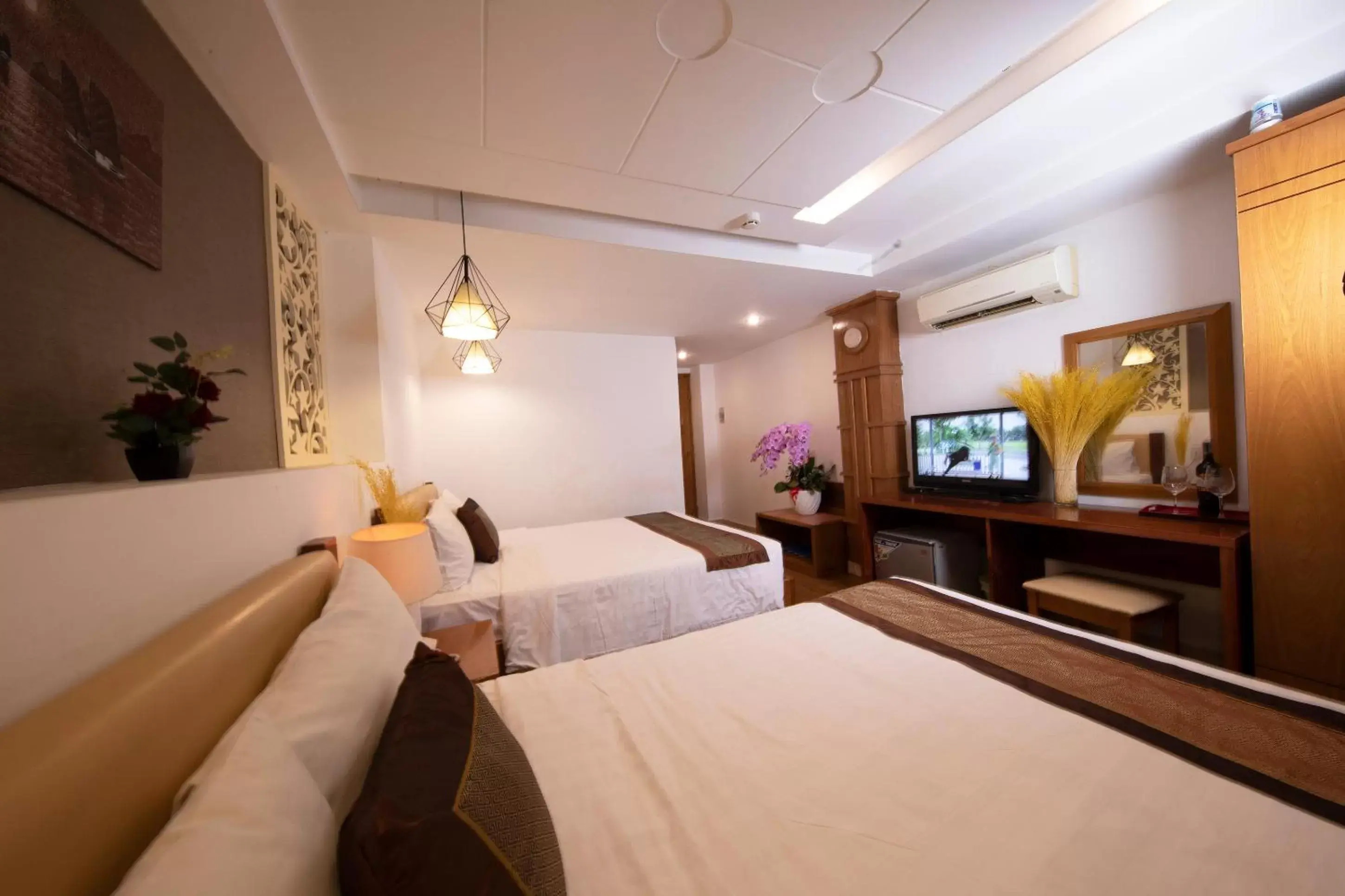 Bed in Vilion Boutique Hotel Ben Thanh