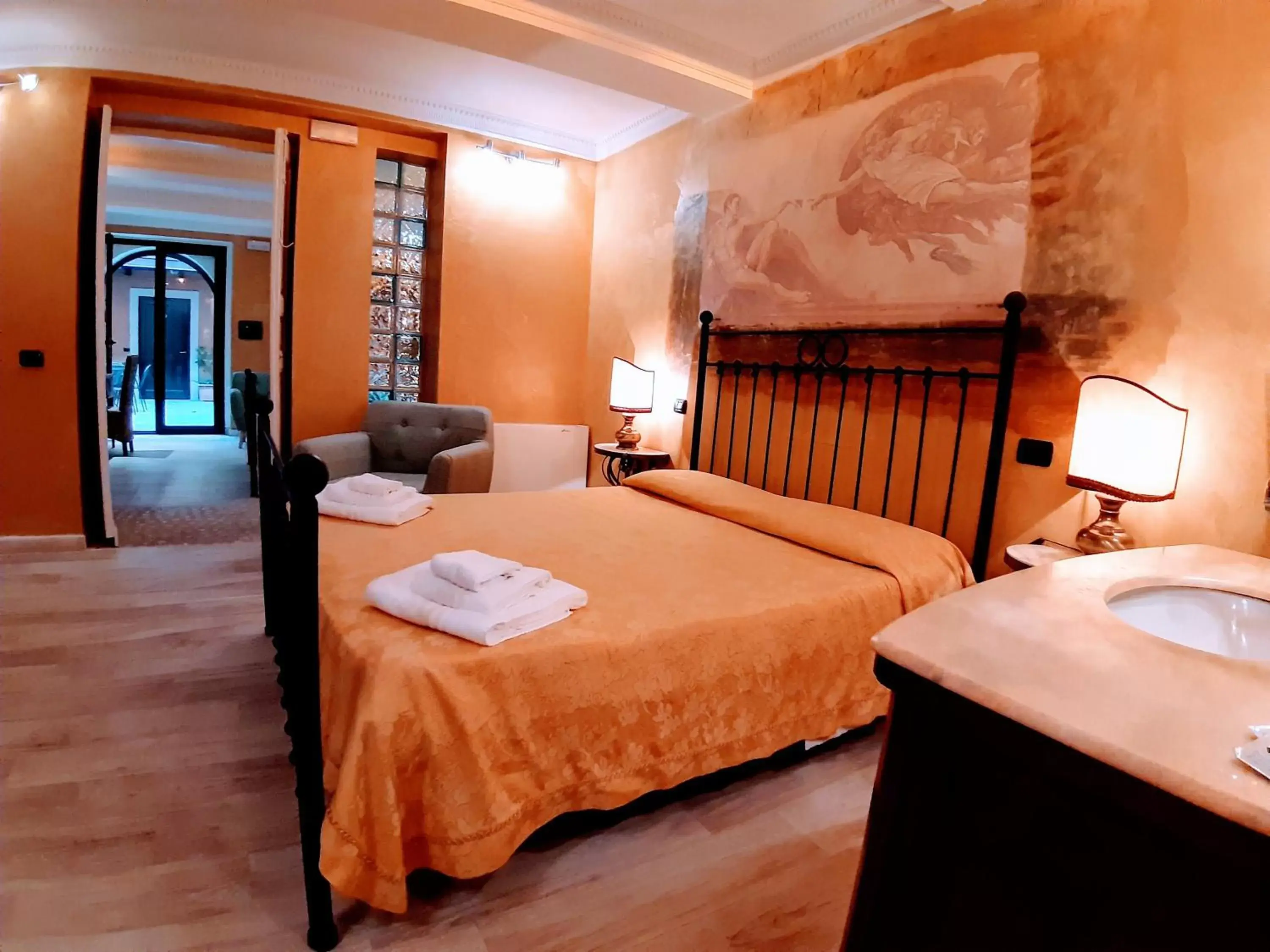 Bed in Hotel Villa Antica Tropea