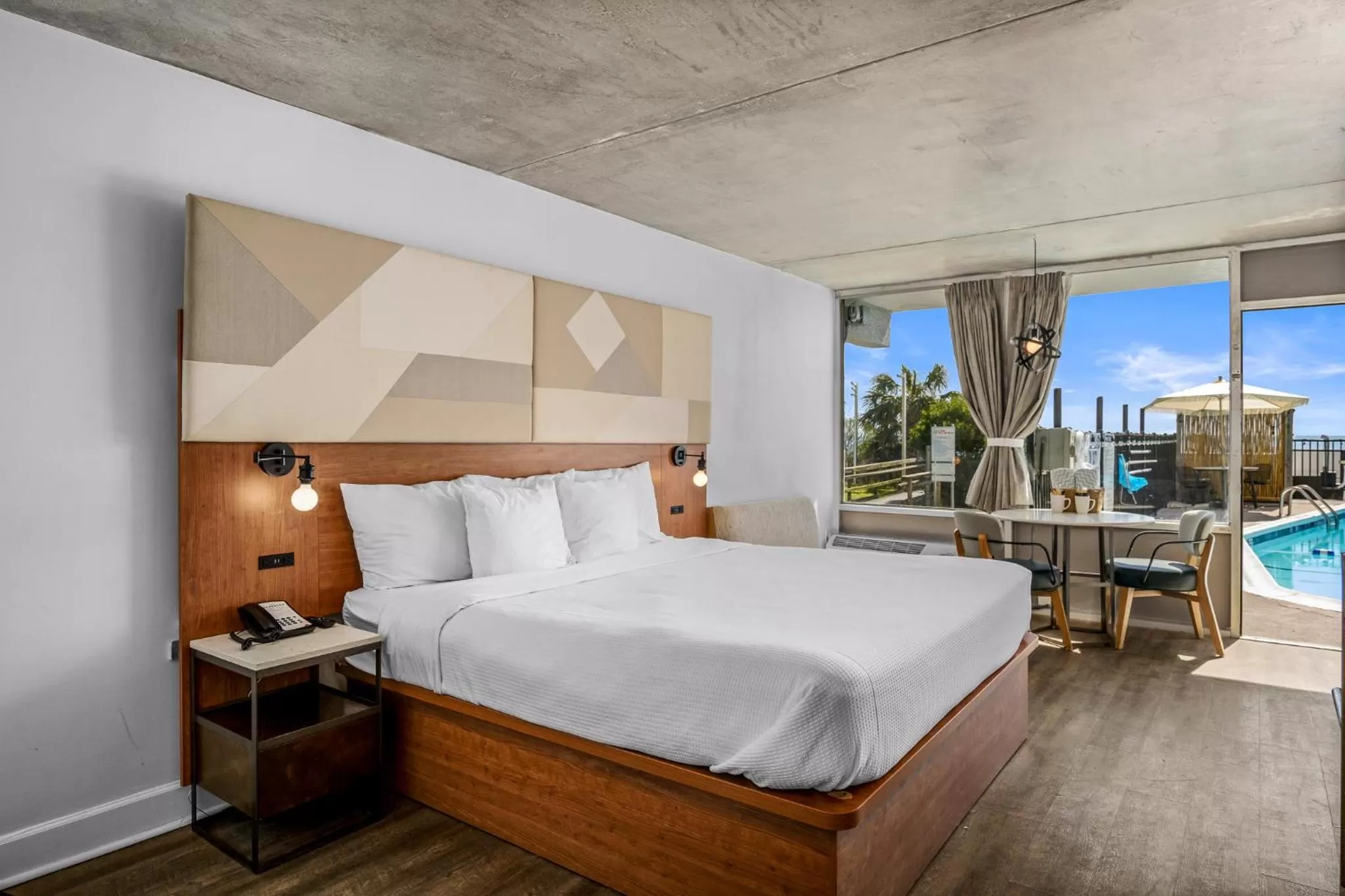 Bed in The Beverley Beach House