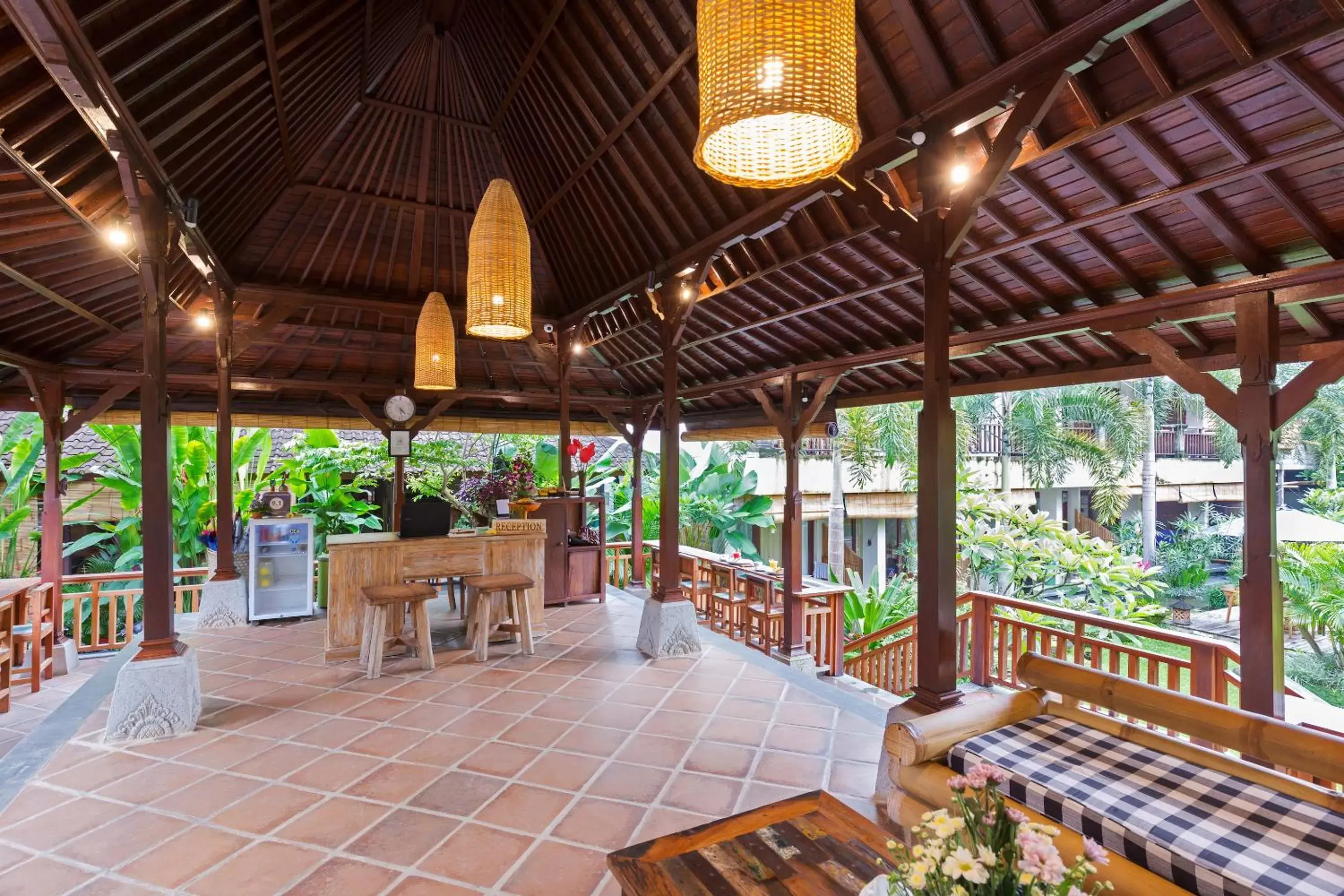 Lobby or reception, Restaurant/Places to Eat in Meruhdani Boutique Hotel Ubud