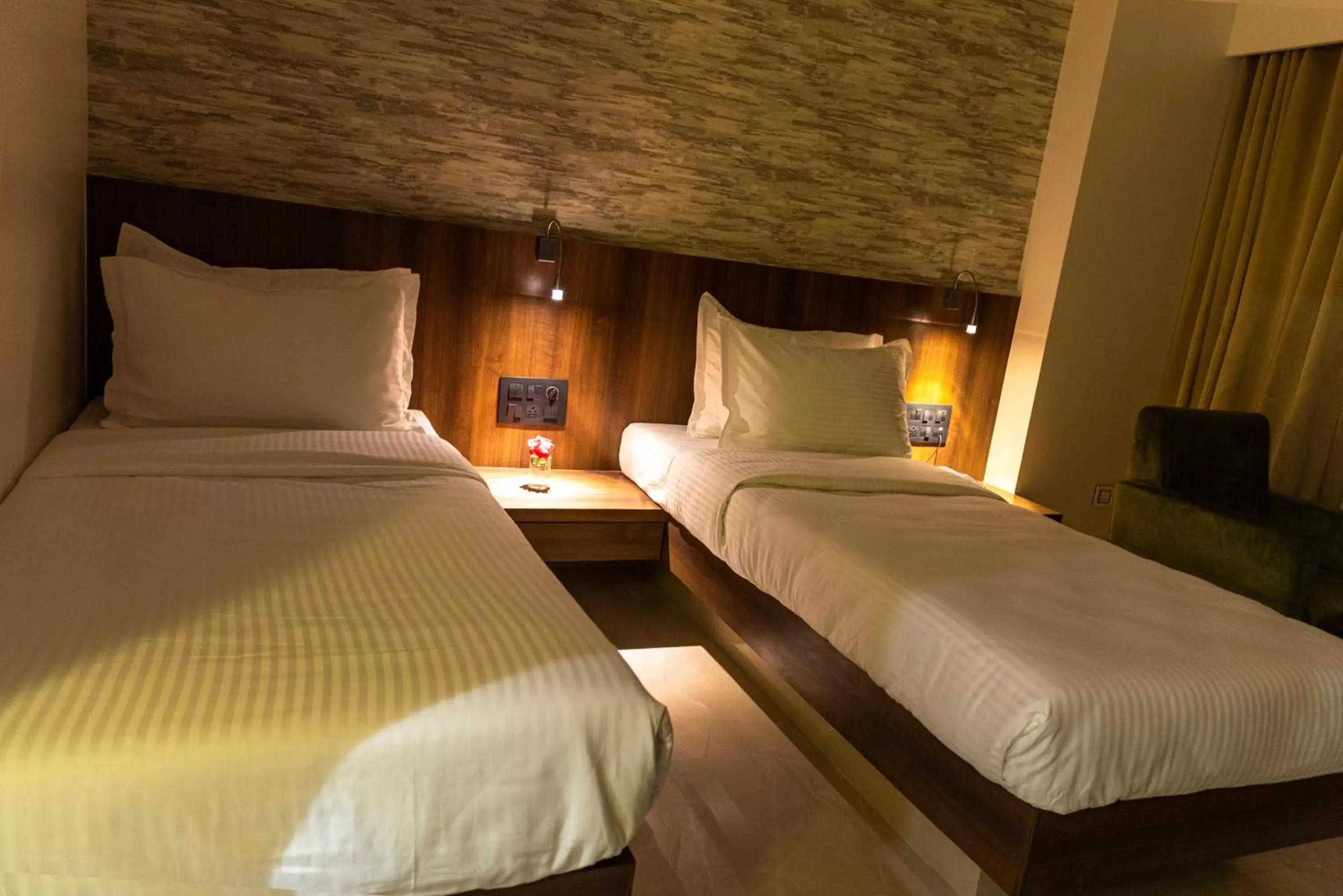 Bed in Hotel Pratham Bed in Hotel Pratham