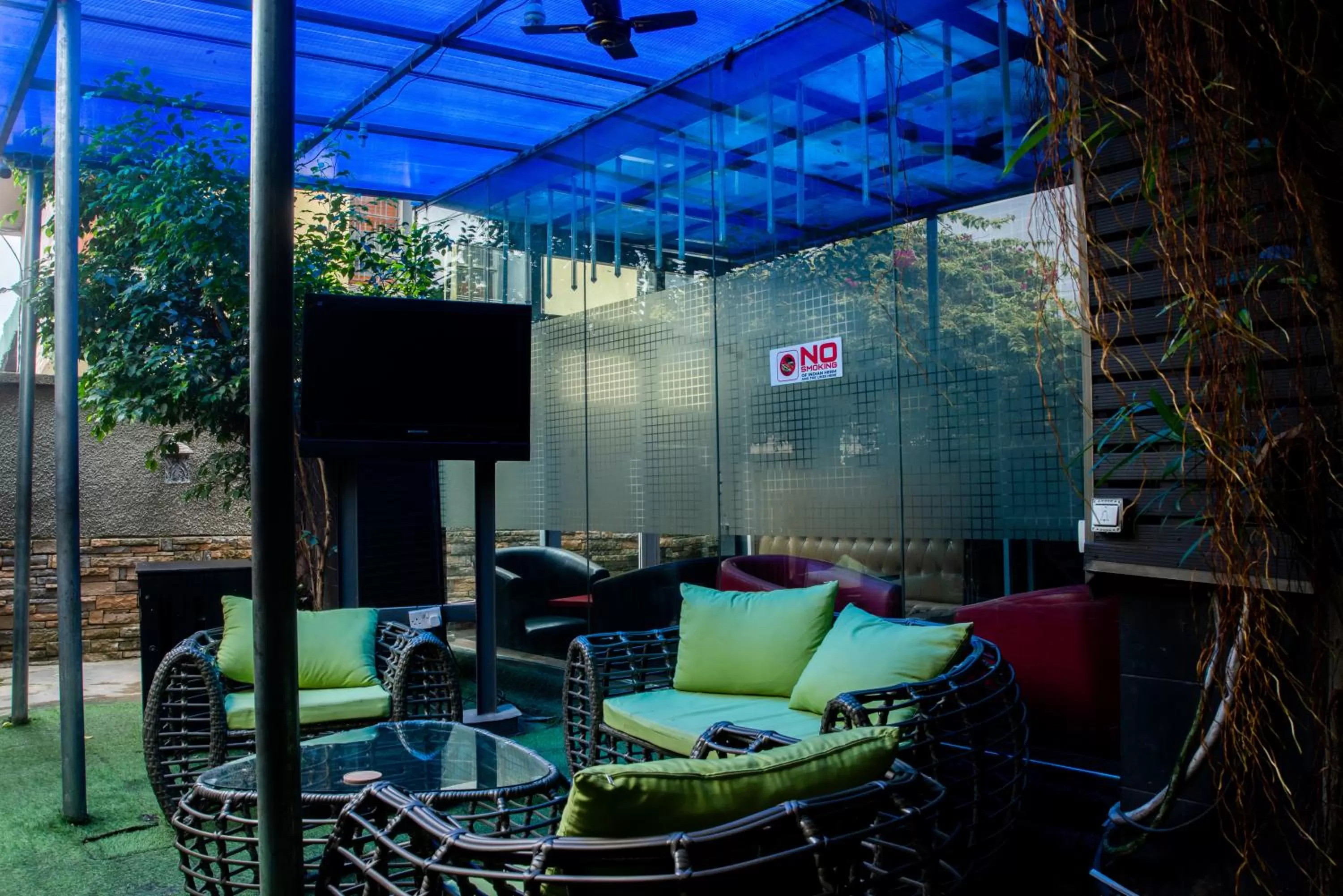 Garden view in Sese Cottage