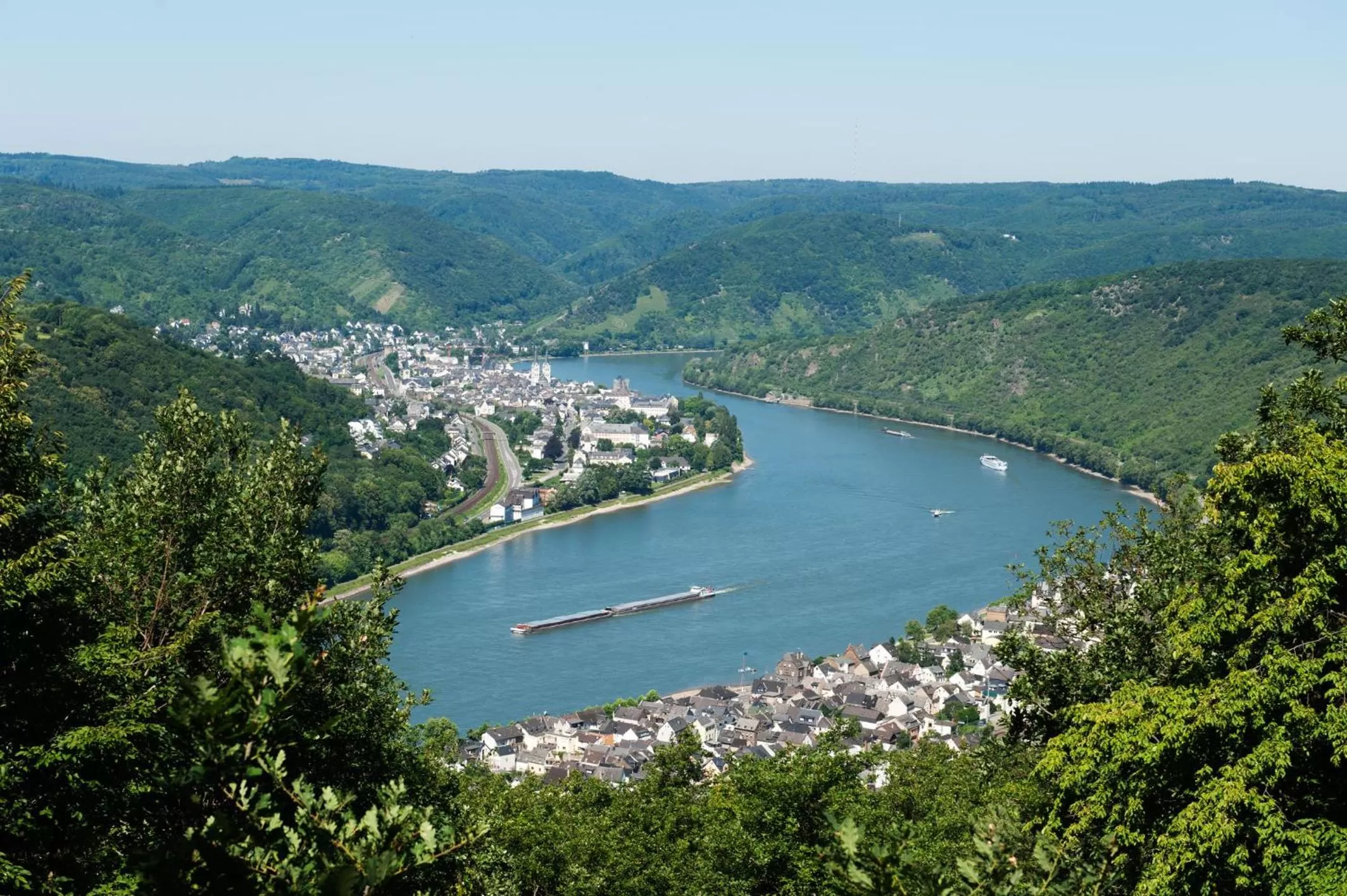 Bird's eye view in Hotel im Rheintal