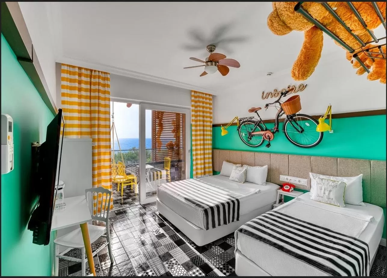 Bed in Anjeliq Downtown Boutique Hotel