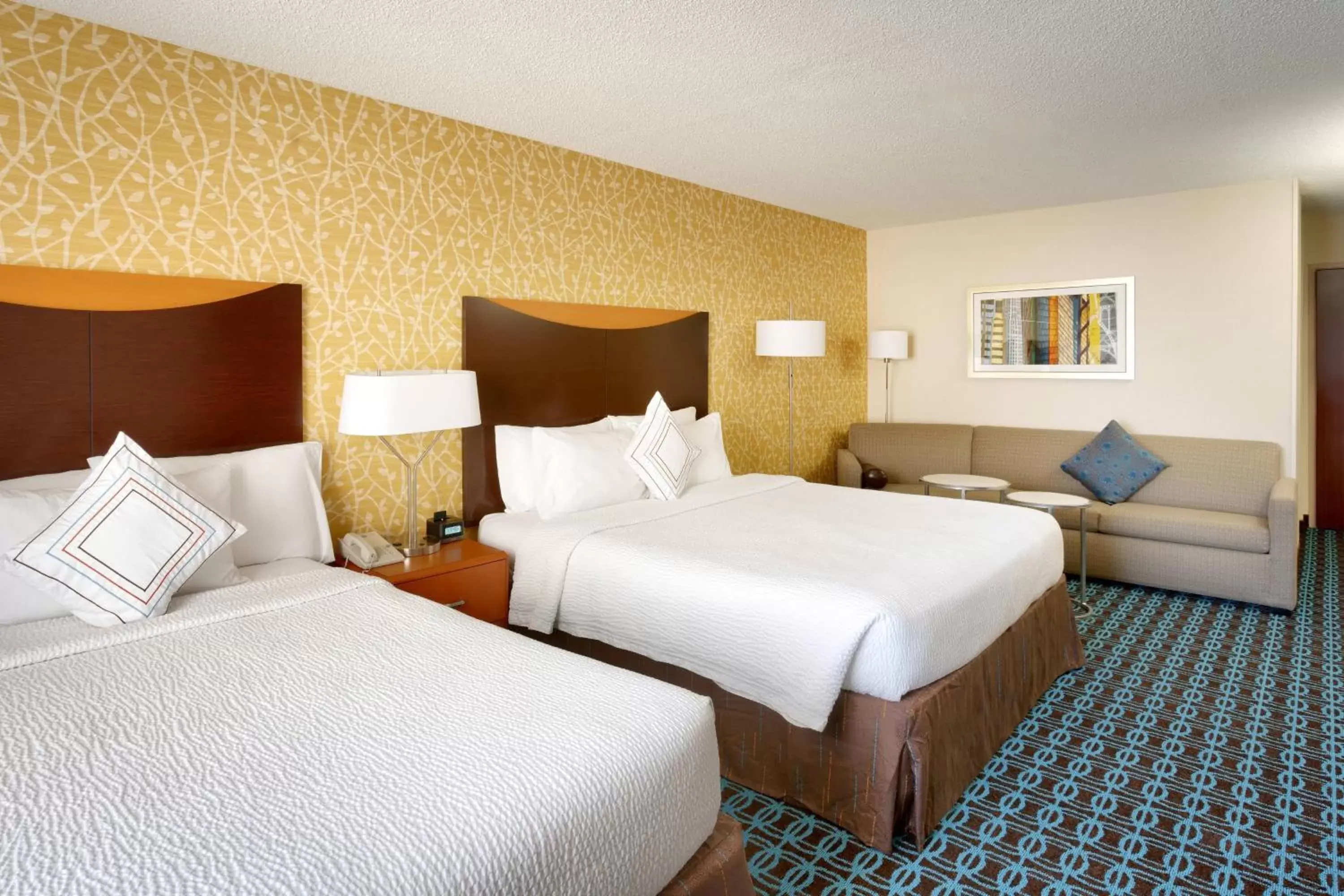 Photo of the whole room, Bed in Fairfield Inn & Suites Salt Lake City Airport