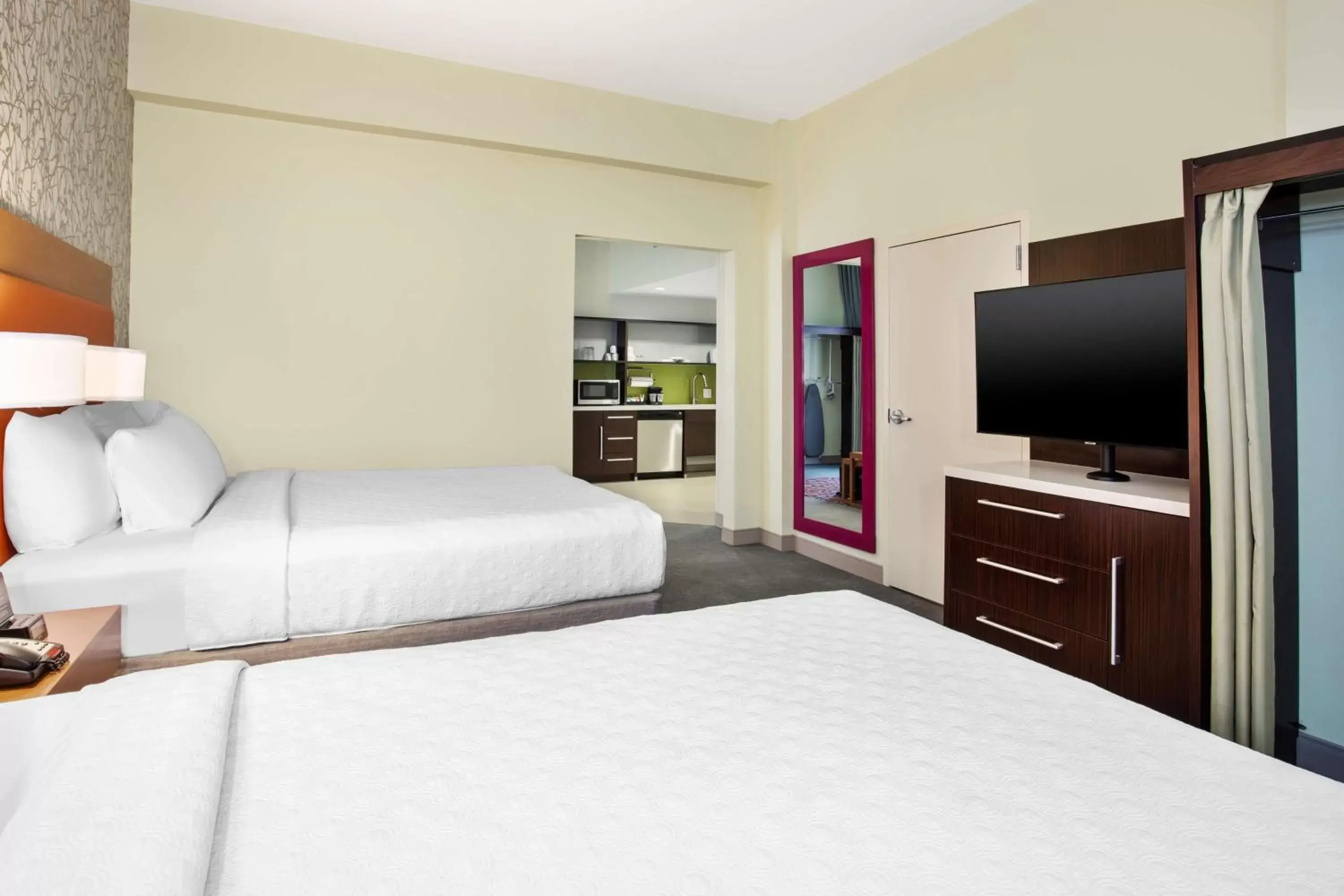 Bedroom, Bed in Home2 Suites by Hilton San Antonio Downtown - Riverwalk, TX