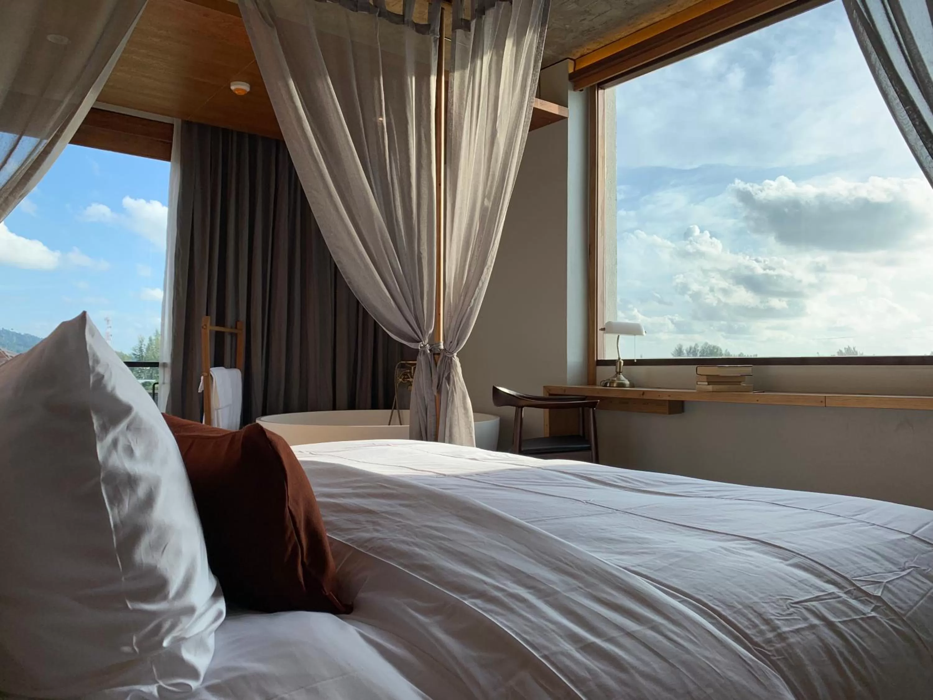 Bed in Hotel Gahn Khao Lak