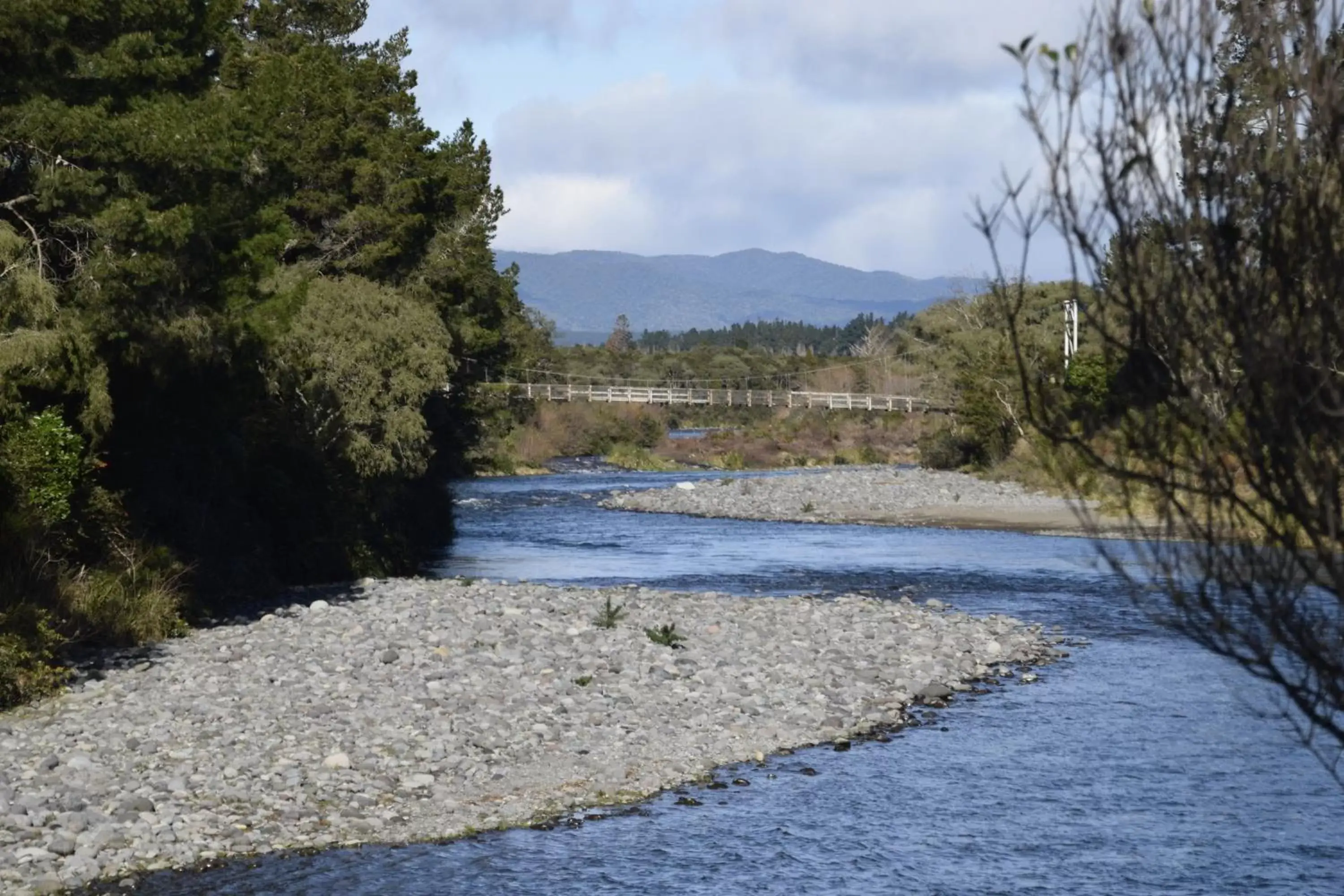 Fishing in Judges Pool Motel Turangi