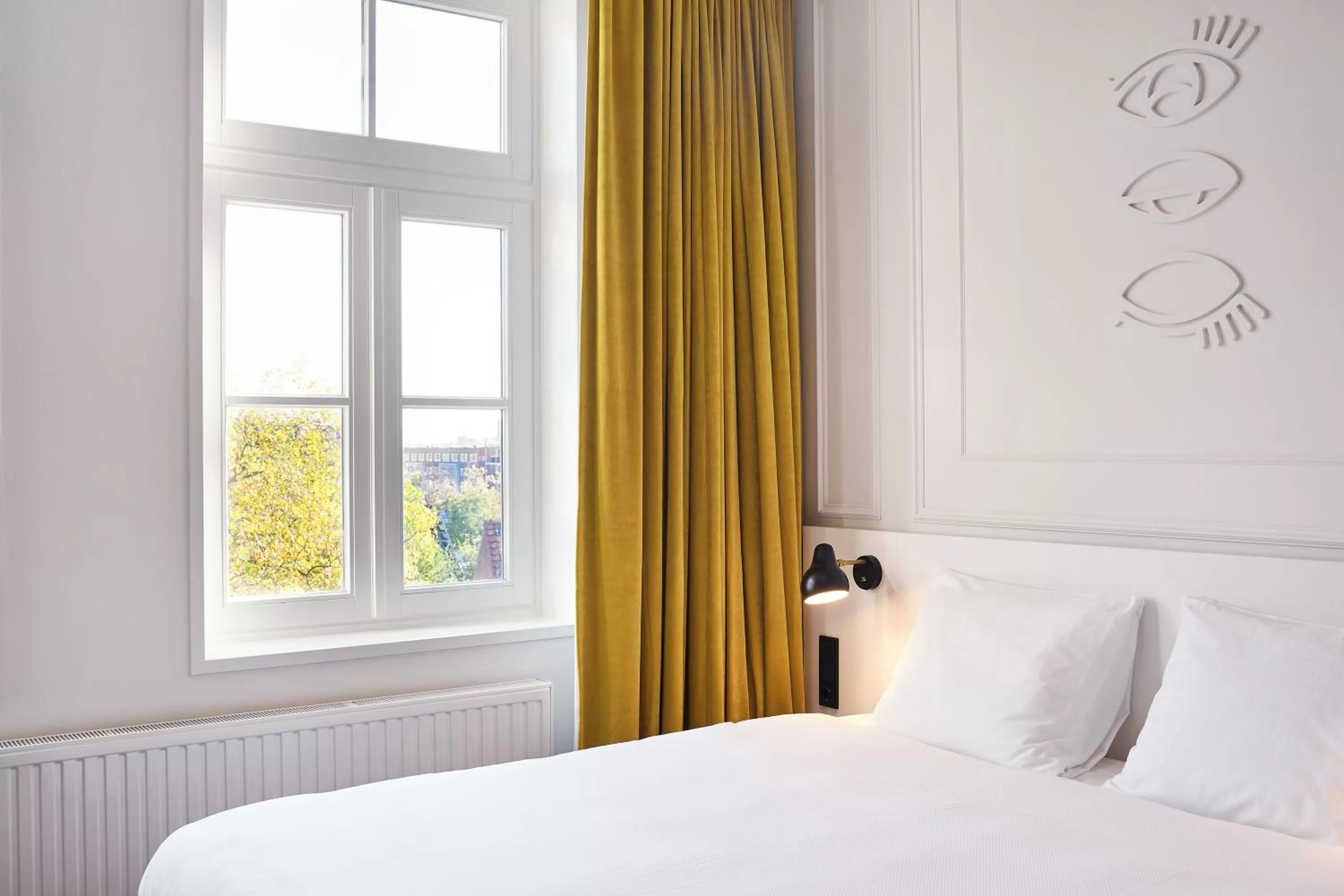 Bed in Hotel Mariënhage