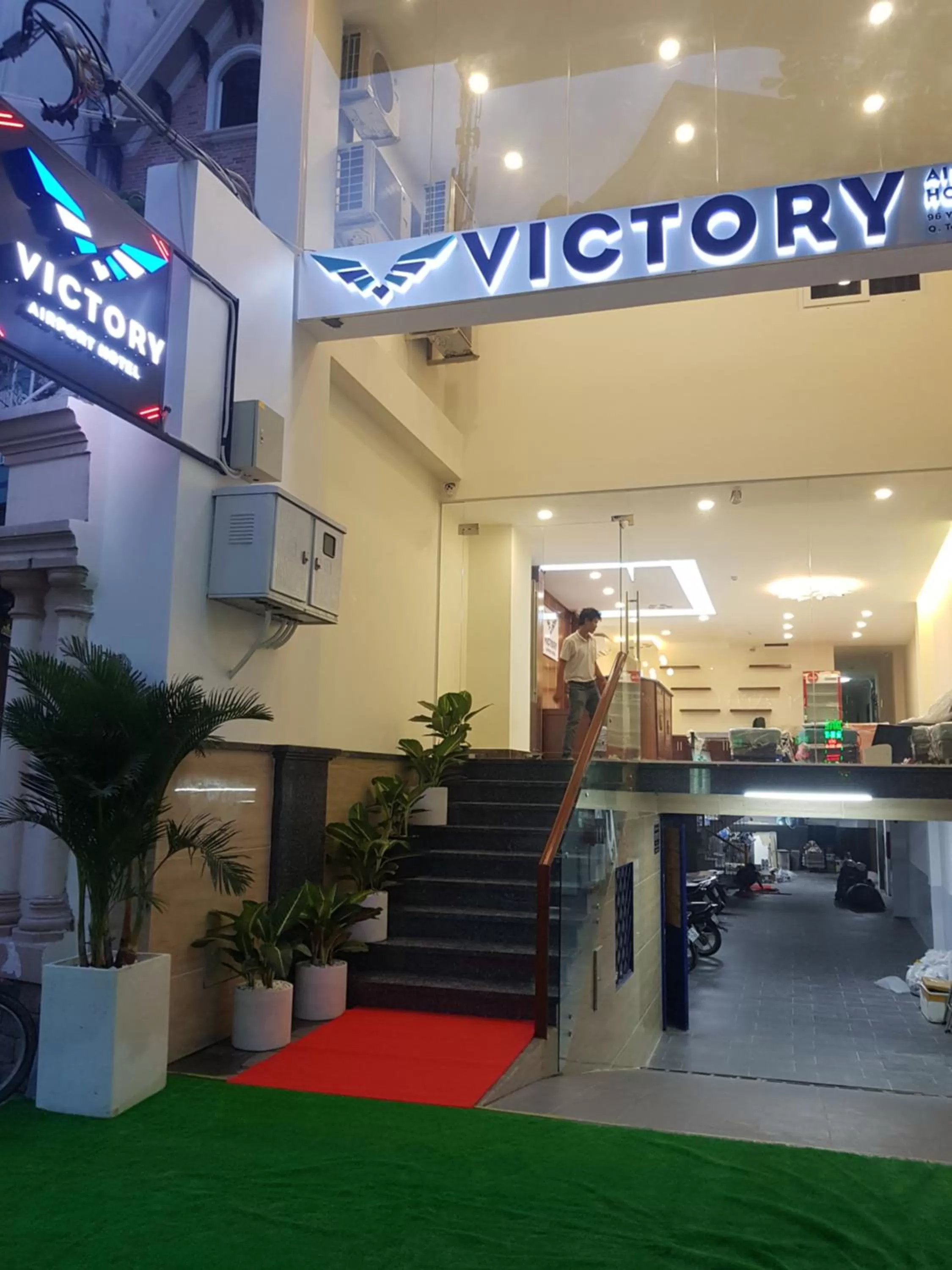 Facade/entrance in Victory Airport Hotel