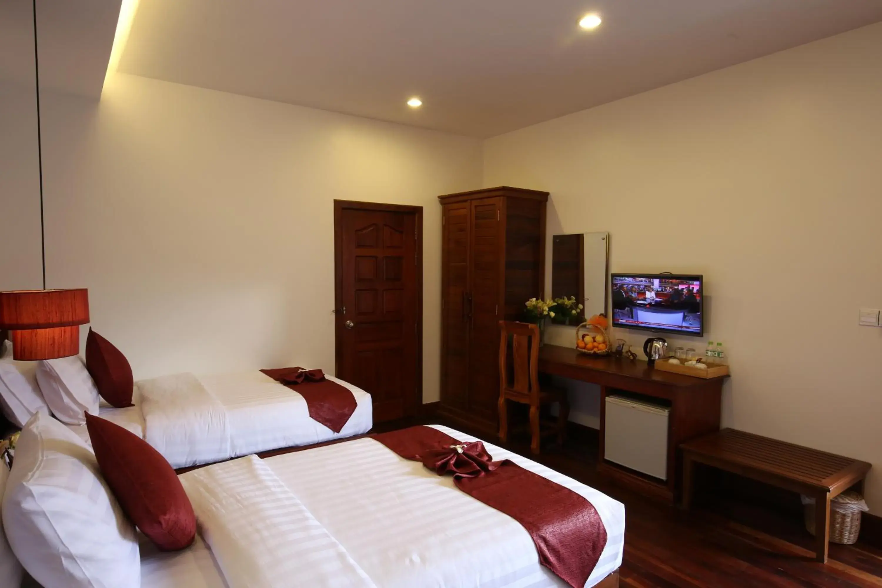Bed, Room Photo in Holy Angkor Hotel