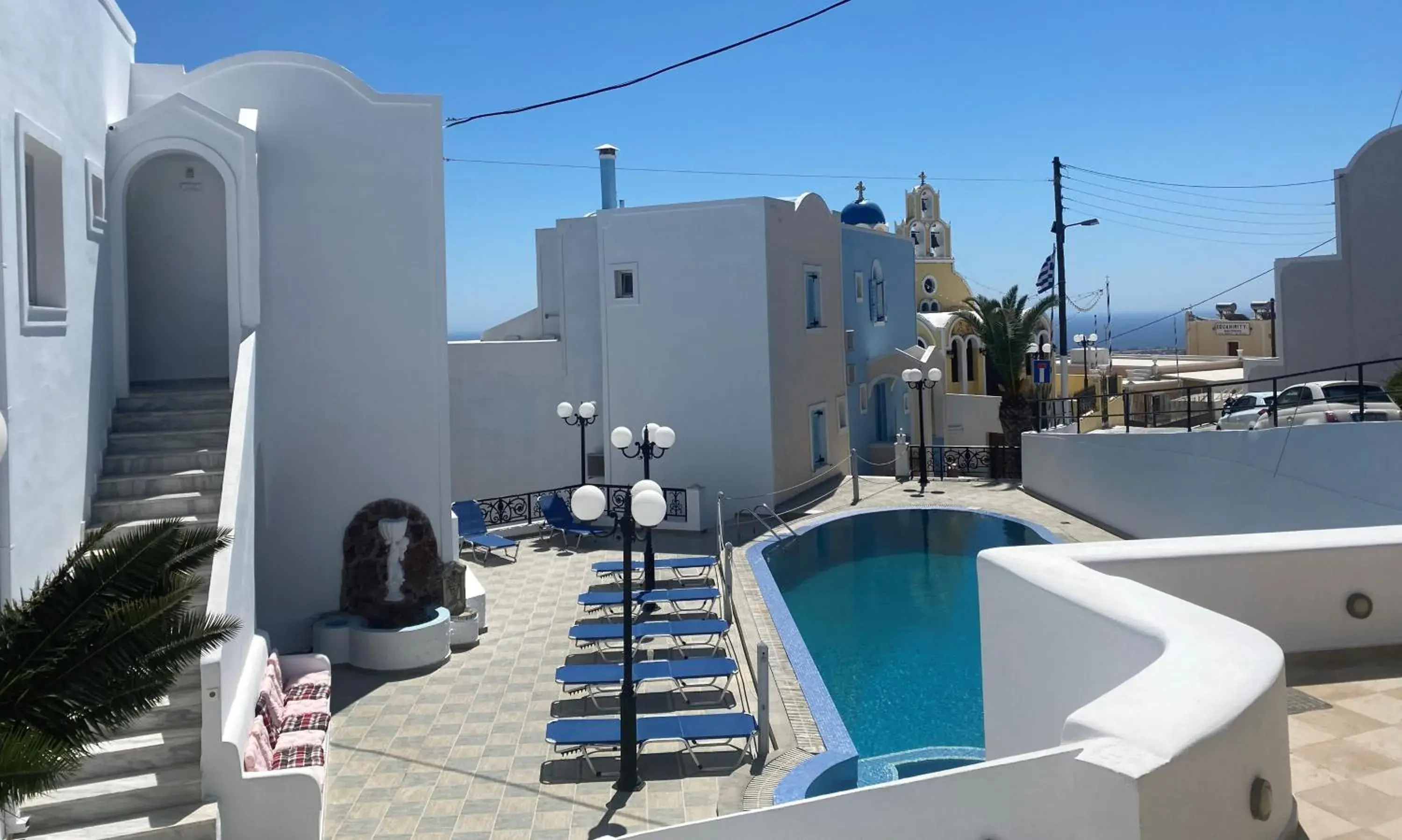 Property building, Pool View in Hotel Hellas