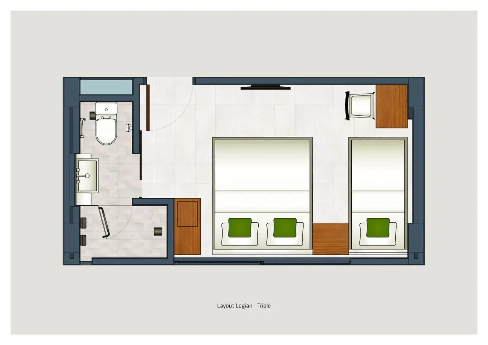 Bed in Grandmas Plus Hotel Legian Bed in Grandmas Plus Hotel Legian