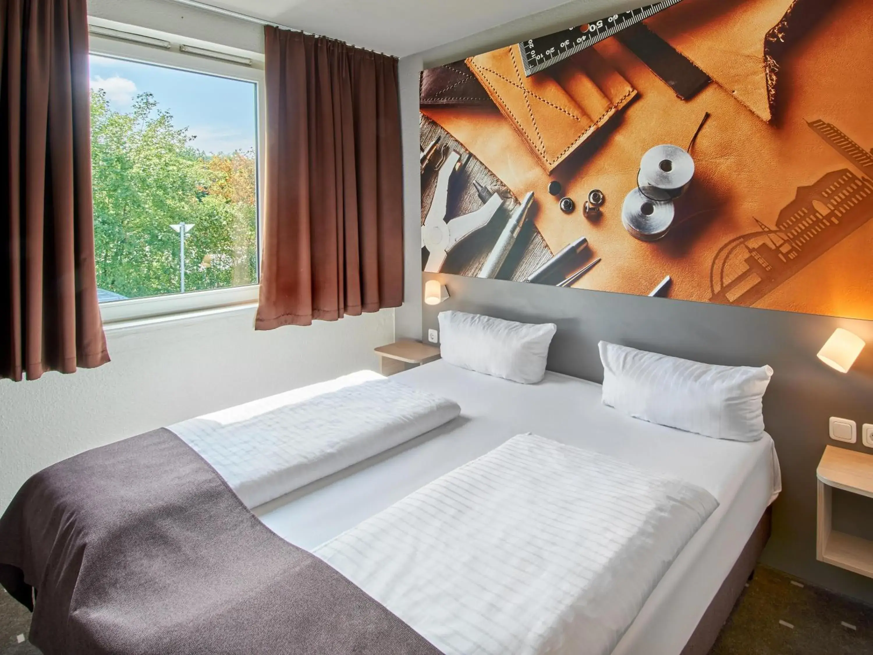 Bed in B&B Hotel Offenbach-Süd Bed in B&B Hotel Offenbach-Süd