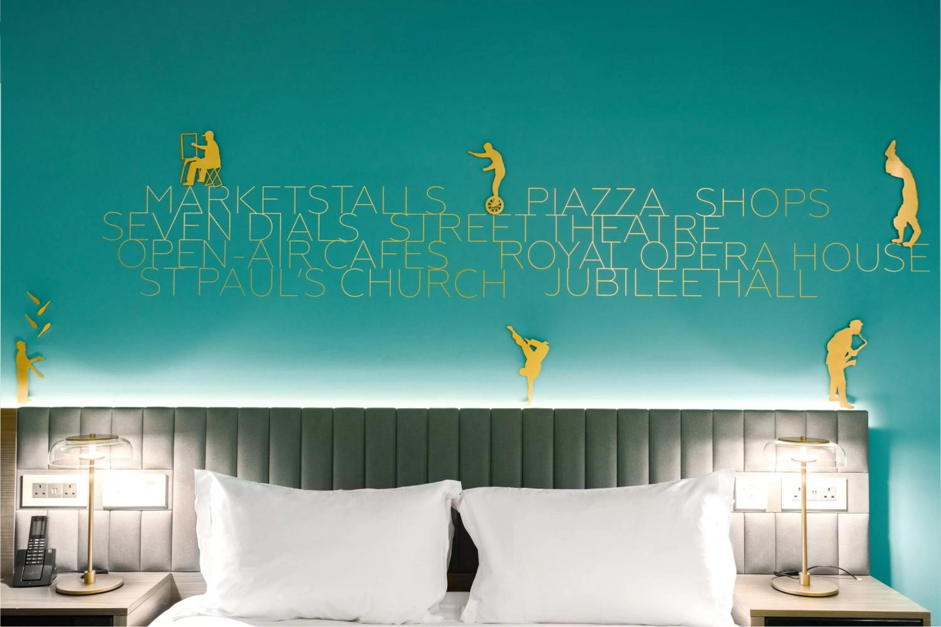 Decorative detail, Bed in Middle Eight - Covent Garden - Preferred Hotels and Resorts