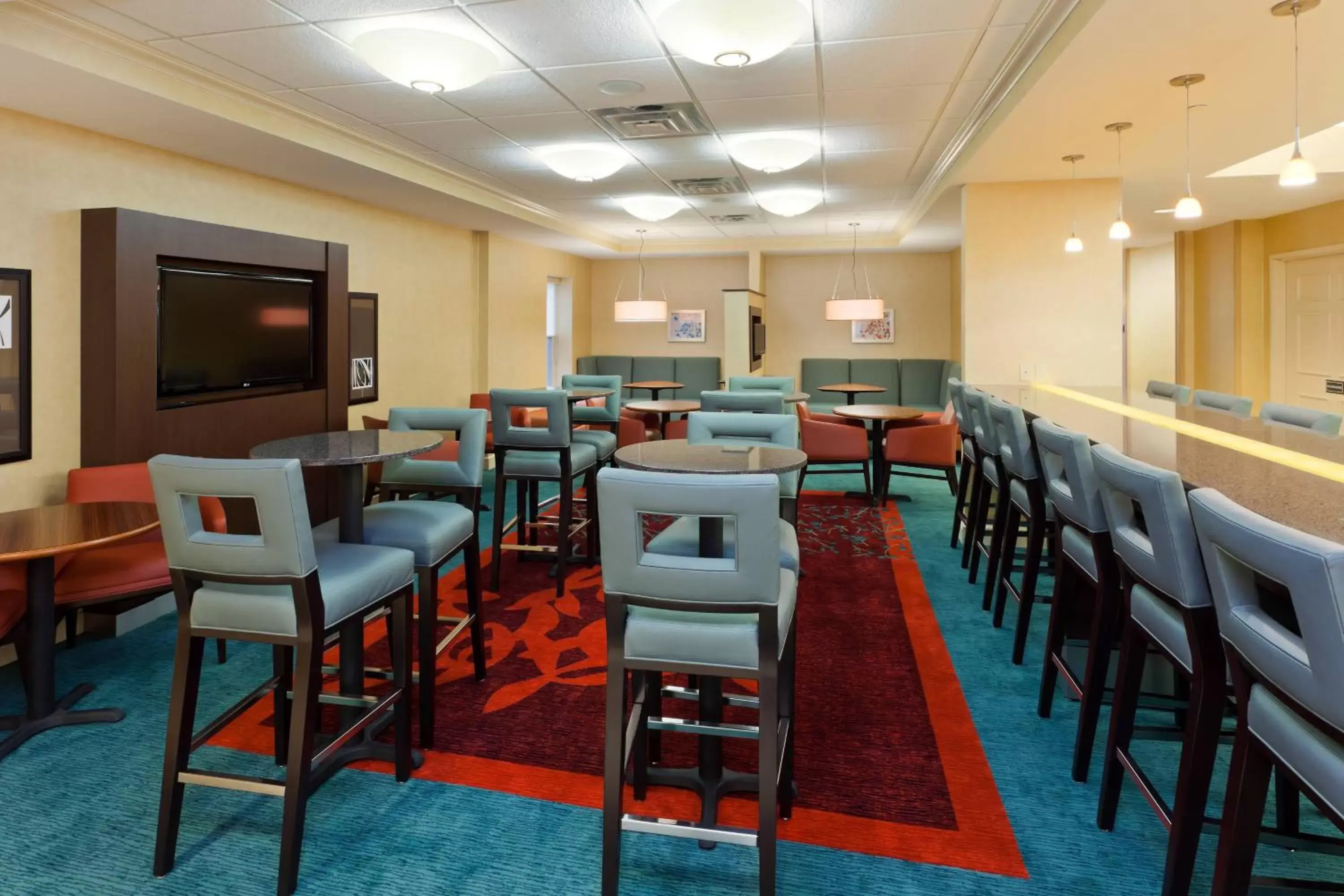 Lobby or reception in Residence Inn Indianapolis Carmel