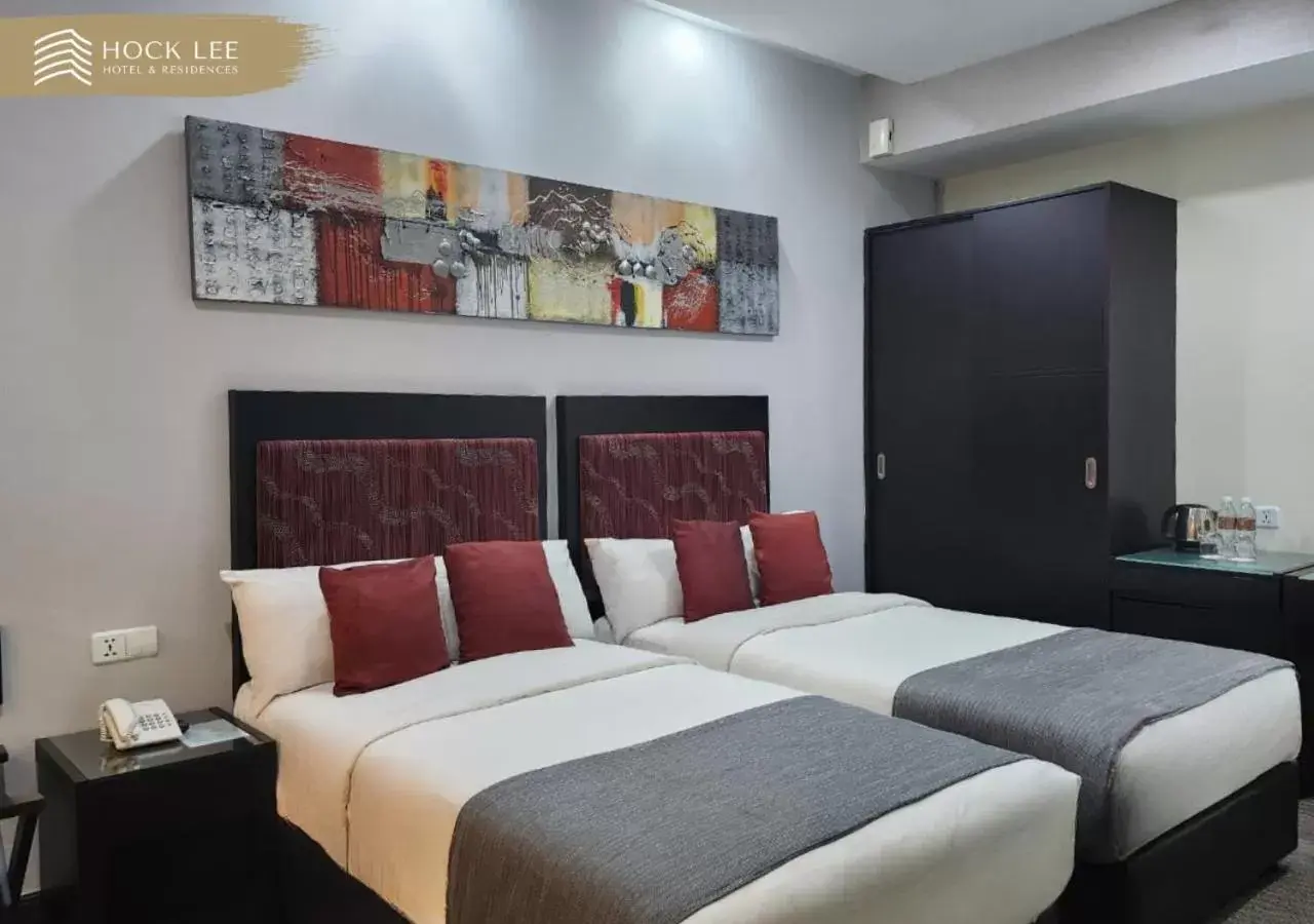 Bed in Hock Lee Hotel & Residences