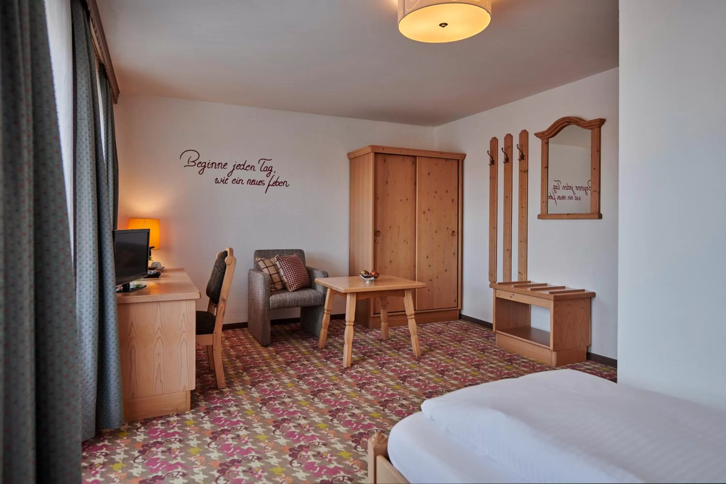 Photo of the whole room, Bed in Hotel Bannwaldsee