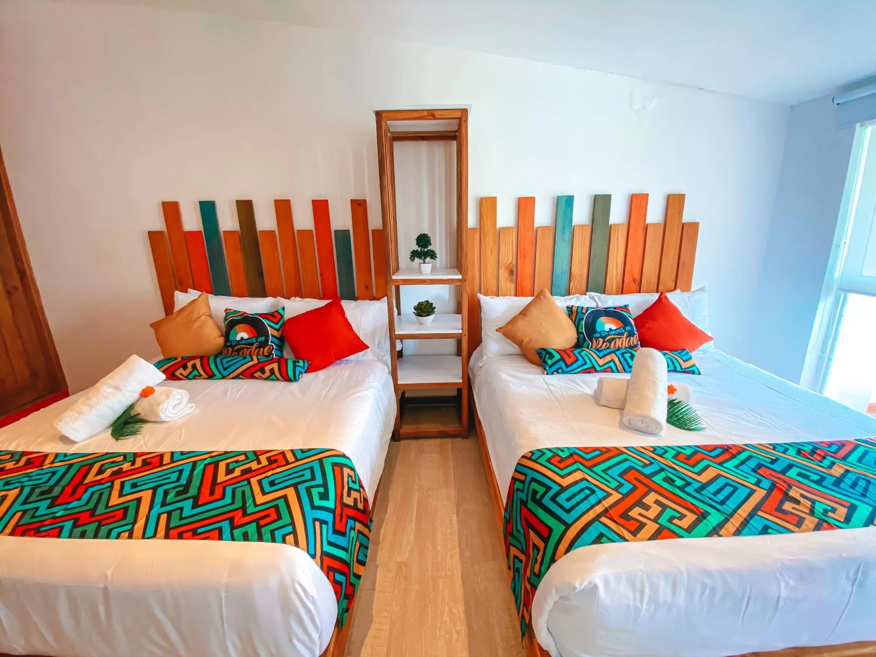 Bedroom, Bed in In Di House of Reggae Boutique