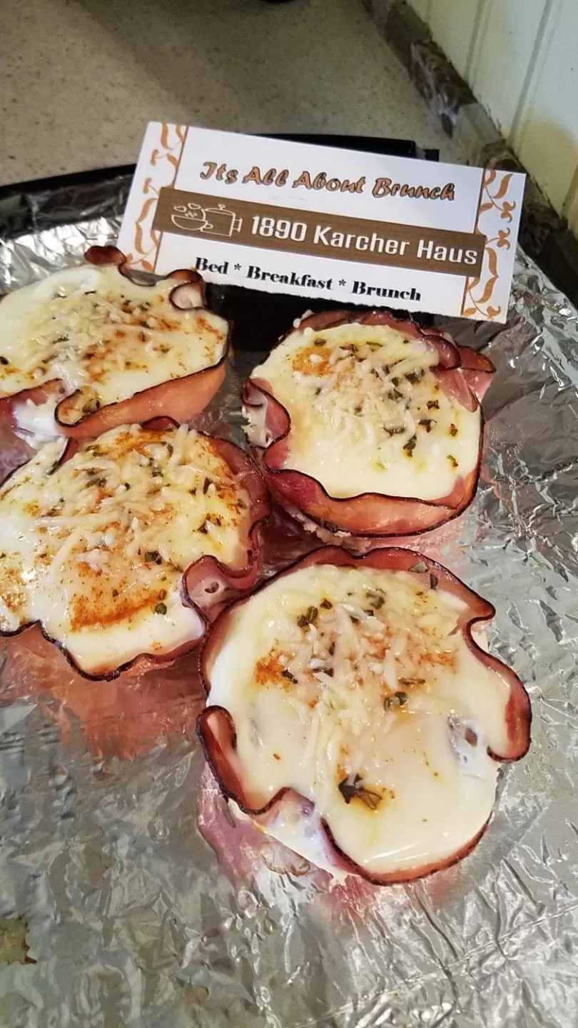 Food close-up in 1890 Karcher Haus