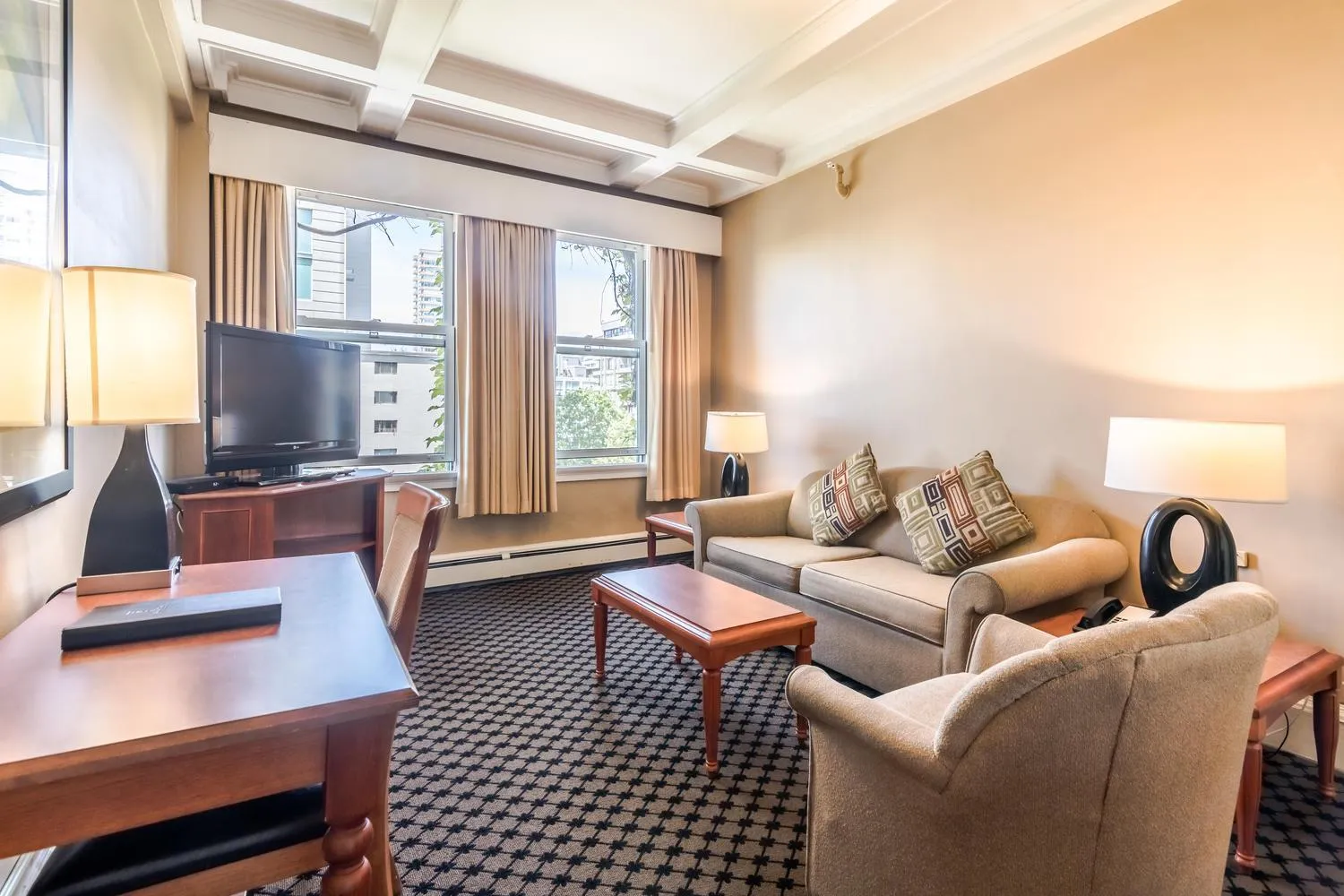 Living room in The Sylvia Hotel