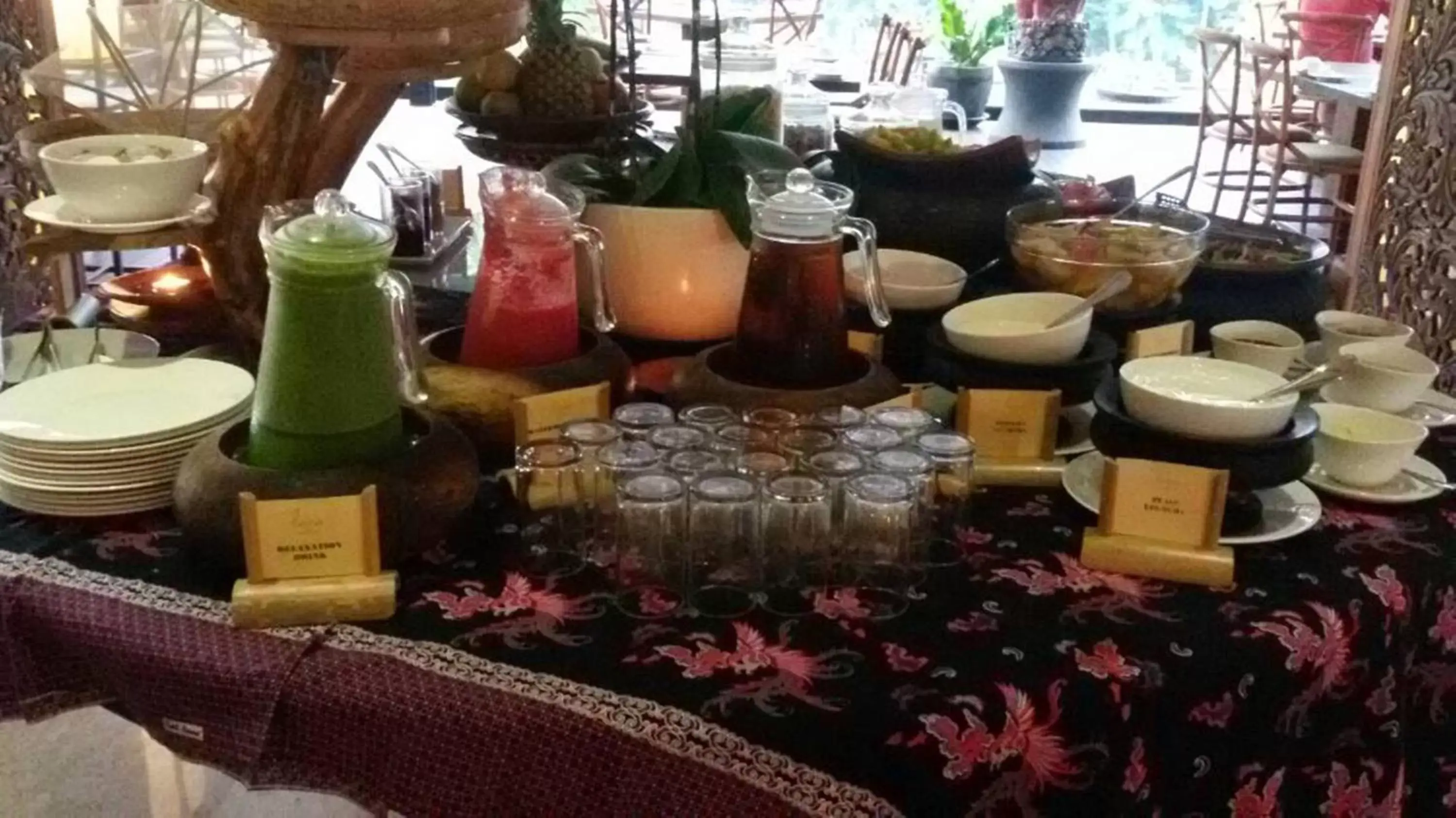 Buffet breakfast in Plataran Ubud Hotel & Spa - CHSE Certified