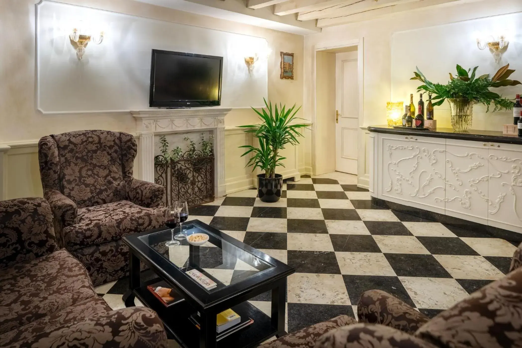 Lounge or bar, Lobby/Reception in Una Hotel Venezia