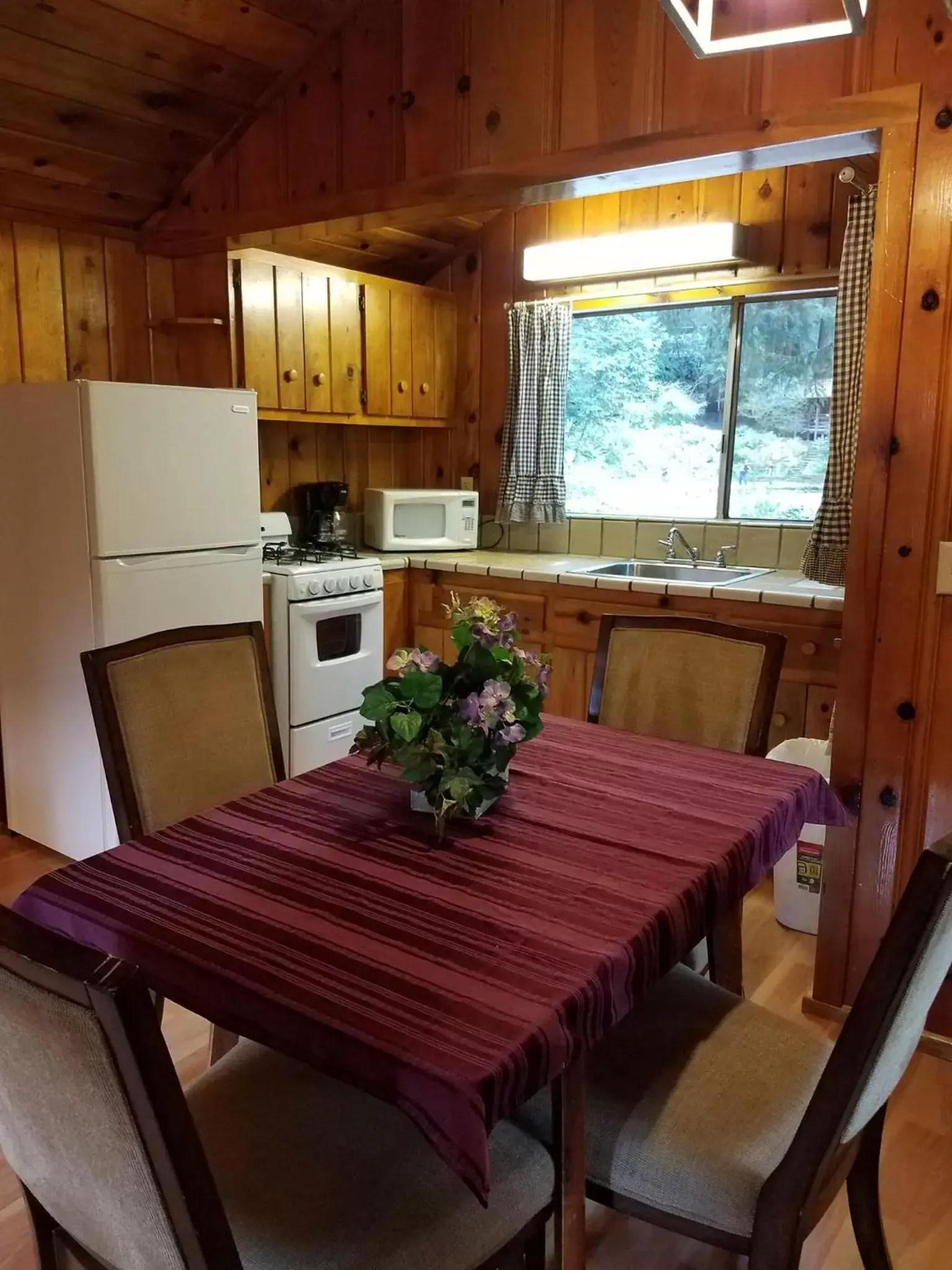 Kitchen or kitchenette, Dining Area in Fern River Resort