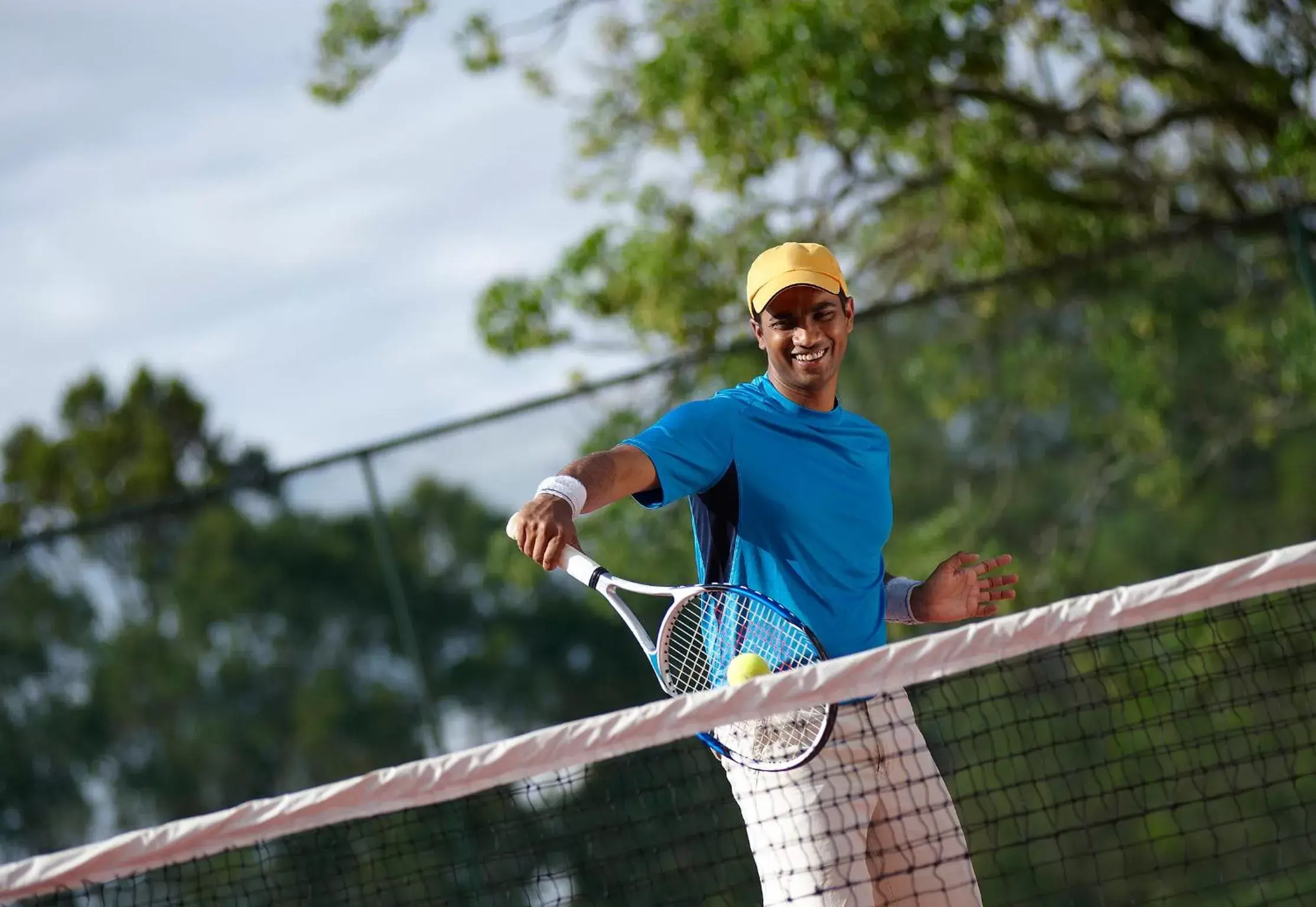 Tennis court in Fairmont Mount Kenya Safari Club