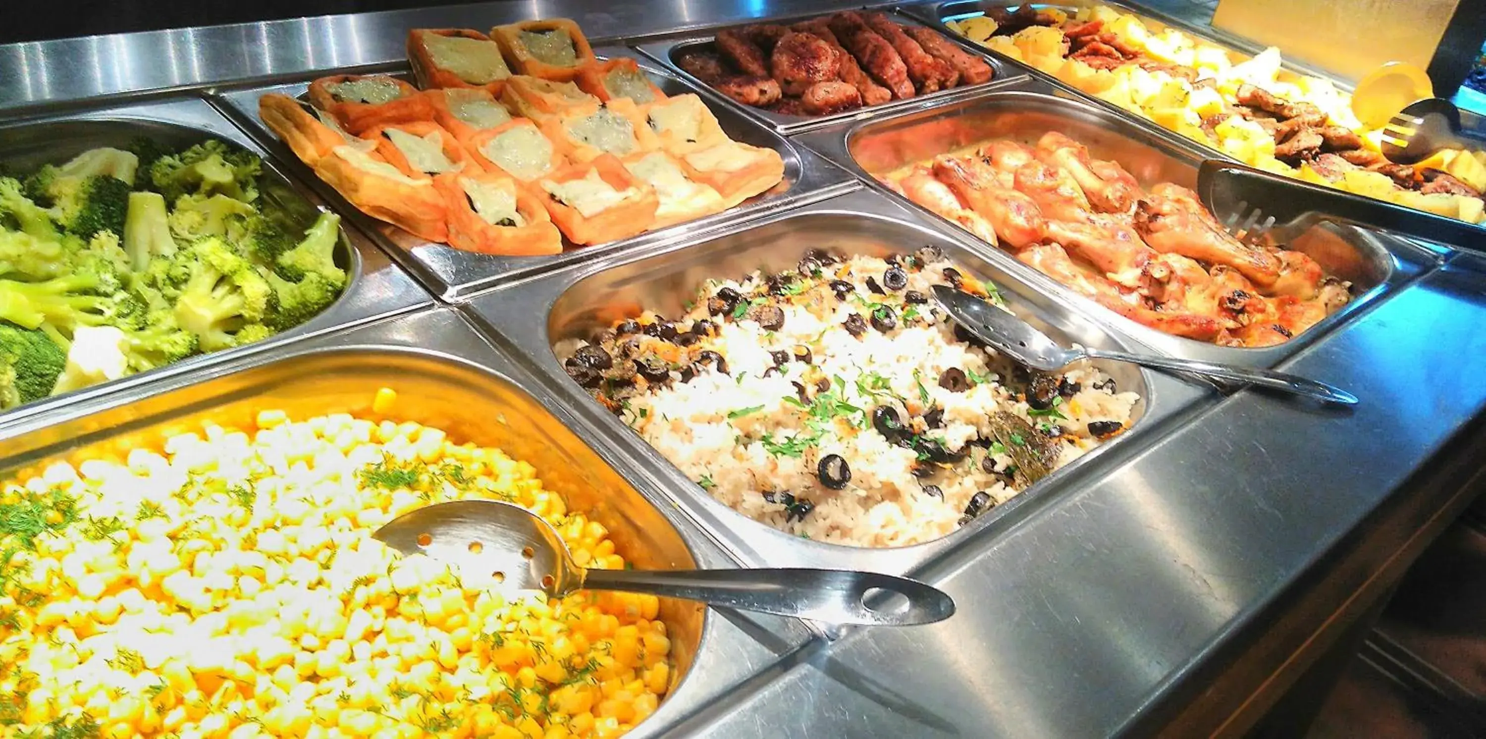 Food close-up in Evelina Palace Hotel Food close-up in Evelina Palace Hotel