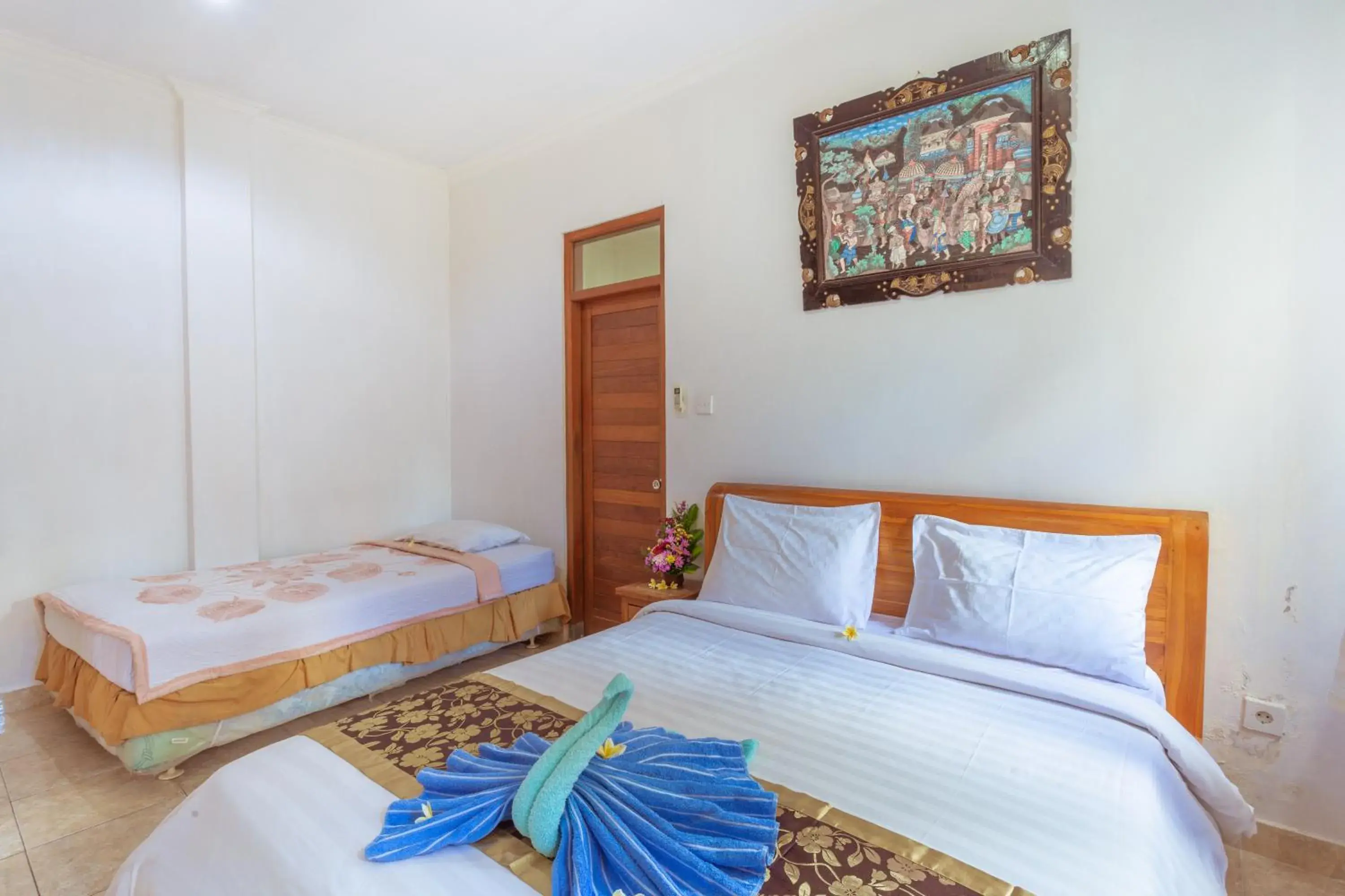 Bed in Teba House Ubud by ecommerceloka