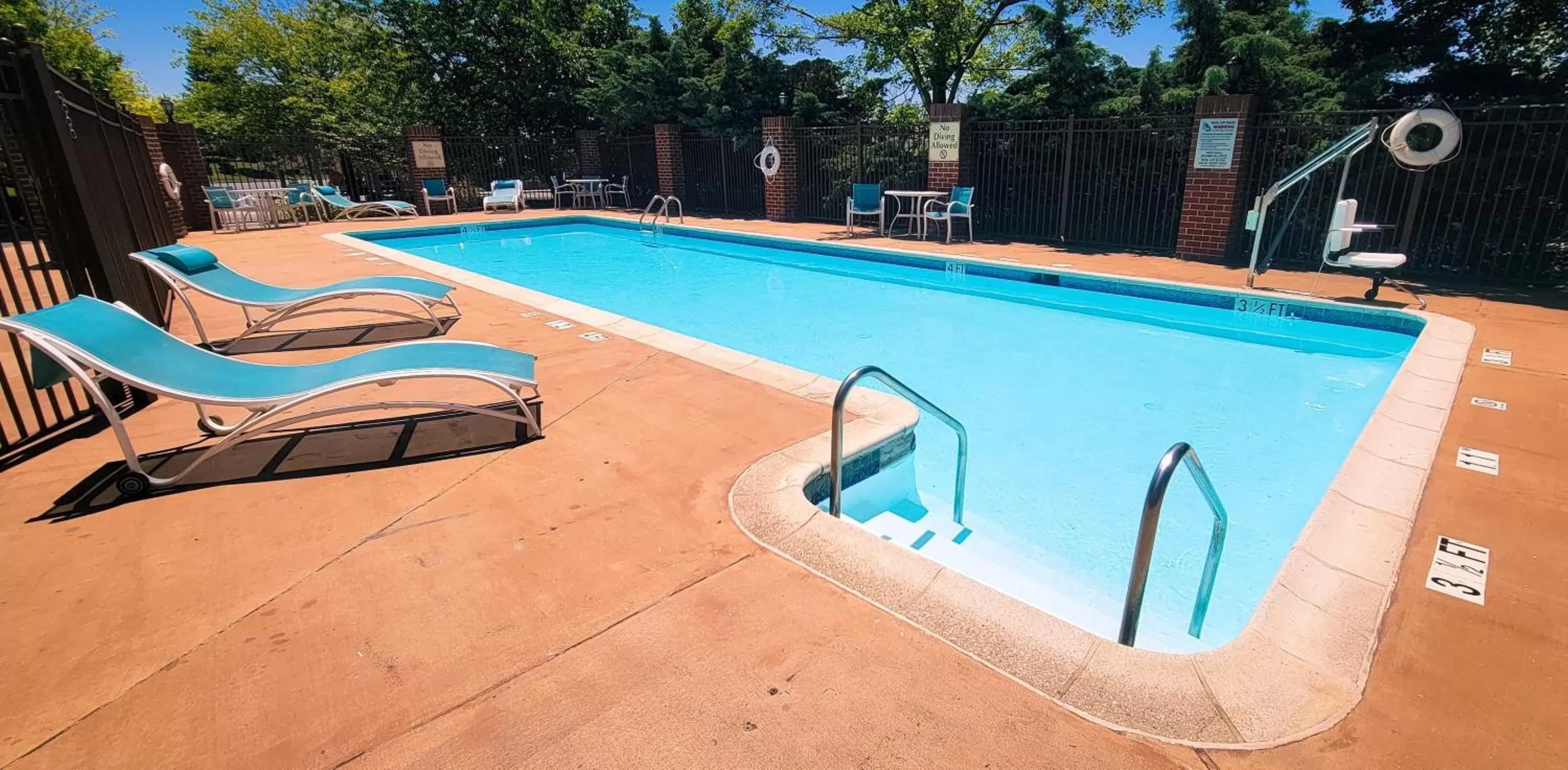 Swimming pool in Holiday Inn Express Harrisburg East by IHG