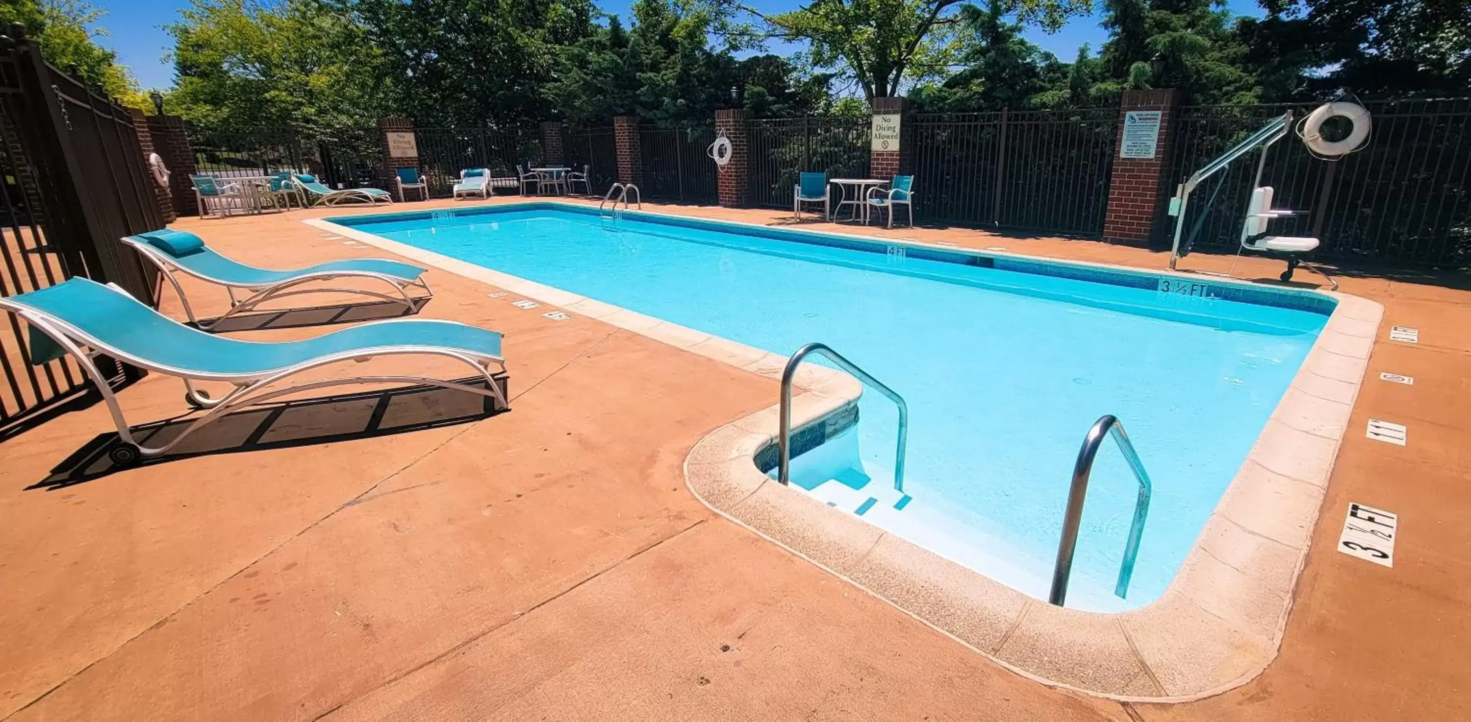 Swimming Pool in Holiday Inn Express Harrisburg East, an IHG Hotel