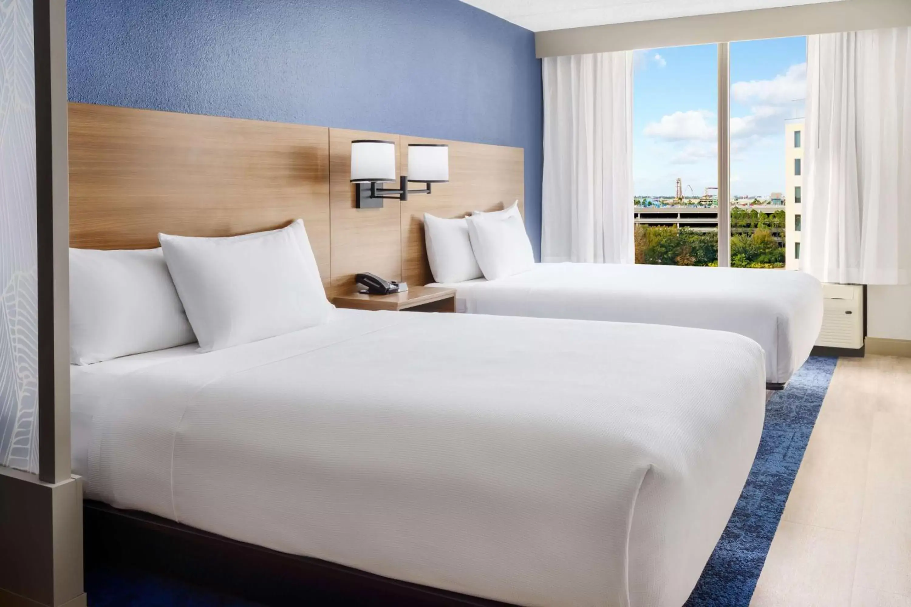 Bedroom, Bed in Hyatt Place across from Universal Orlando Resort