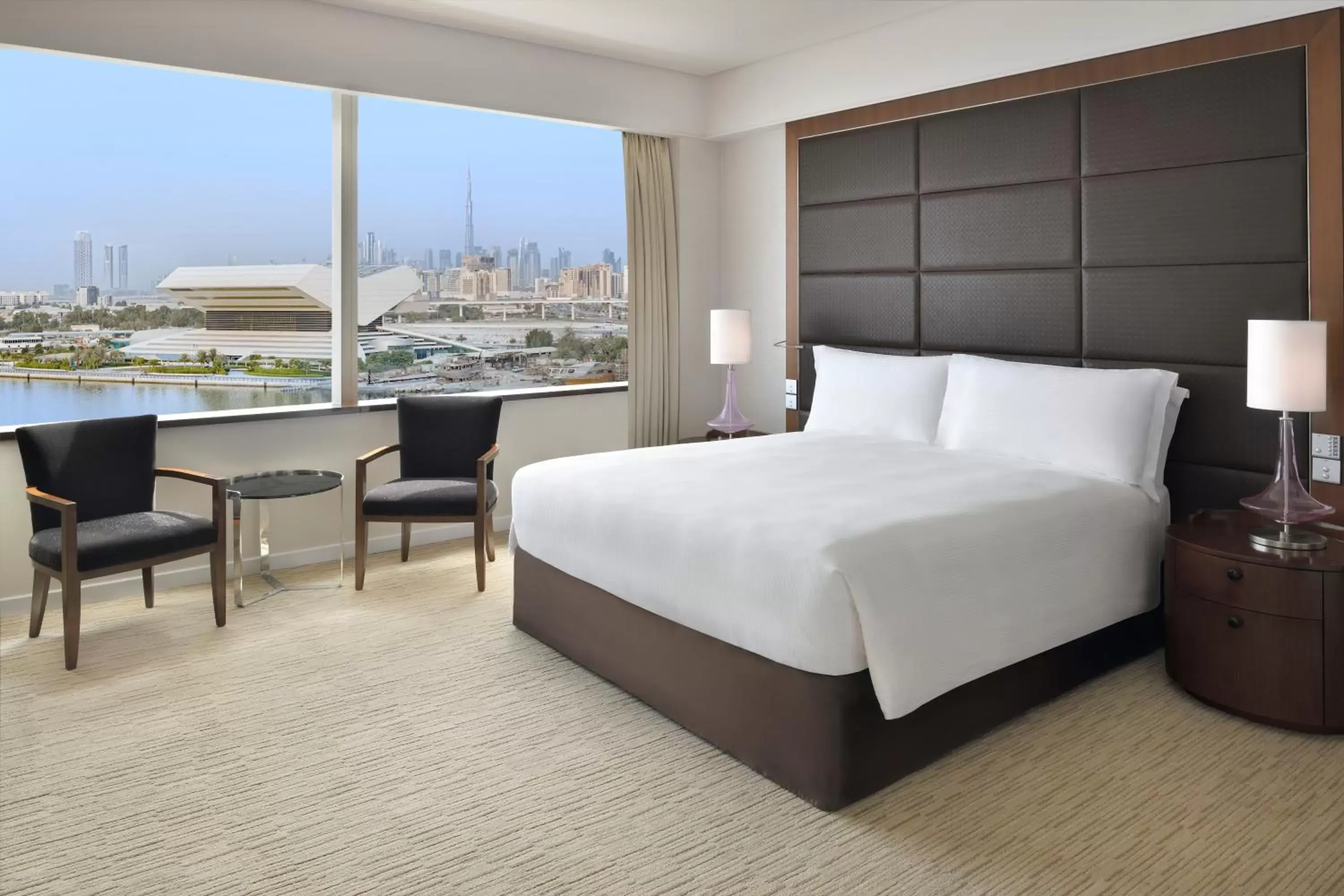 Photo of the whole room, Bed in Crowne Plaza Dubai Festival City