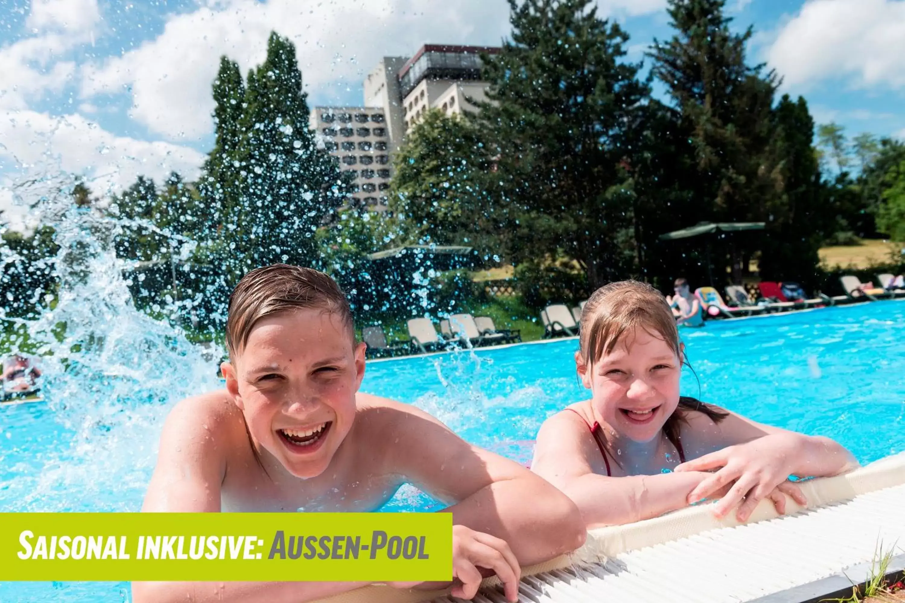 Day, Swimming Pool in AHORN Berghotel Friedrichroda