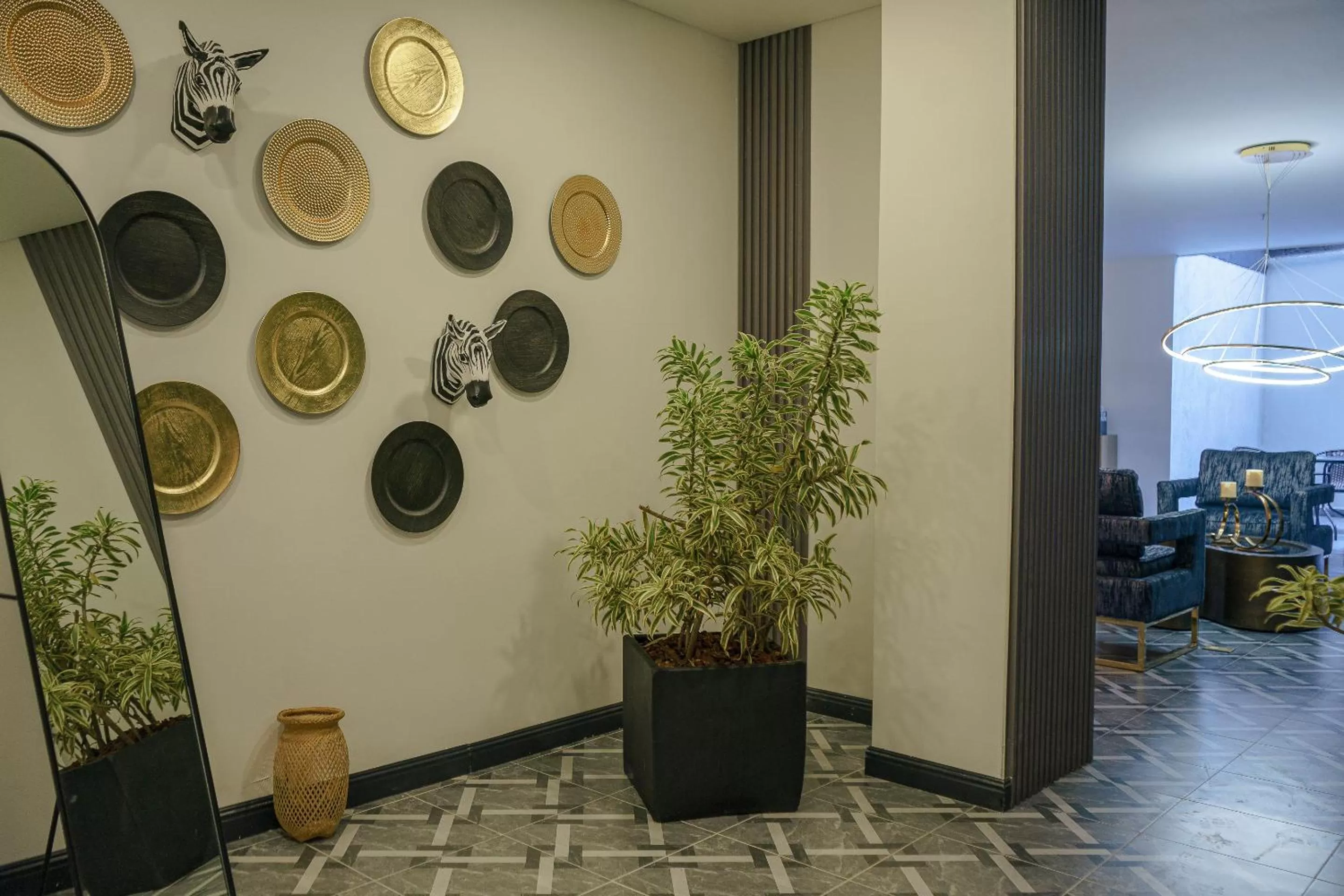 Living room in First Class Hotel